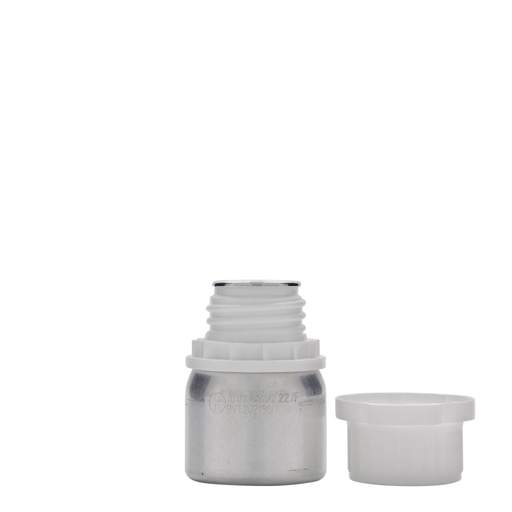 50 ml bouteille en aluminium, métal, argent, ouverture : DIN 32 50 ml bouteille en aluminium, métal, argent, ouverture : DIN 32
