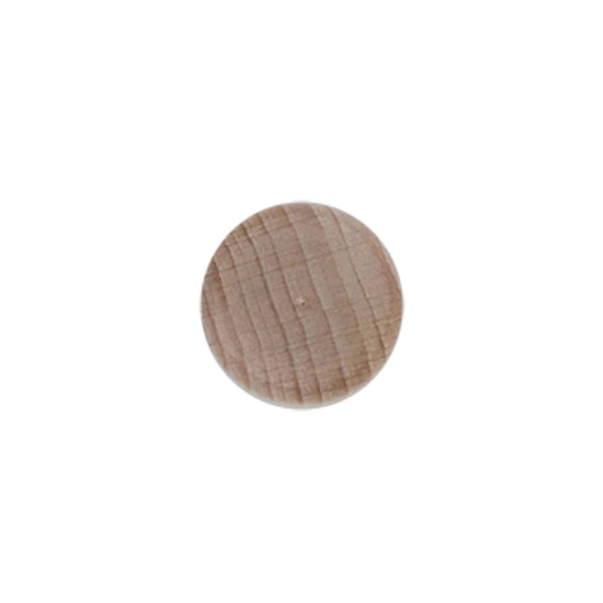 Bouchon à poignée 16 mm, bois, pour col : liège