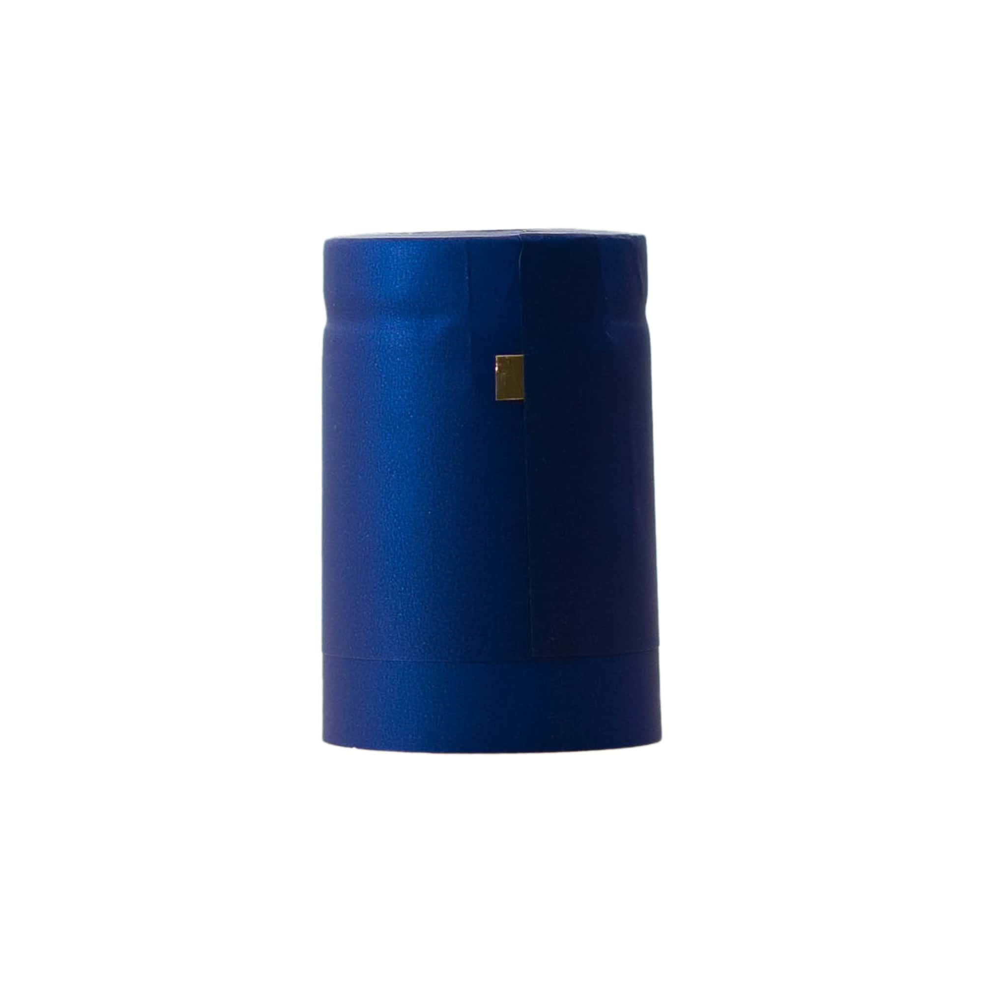 Capsule thermo-rétractable 32x41, plastique PVC, bleu Capsule thermo-rétractable 32x41, plastique PVC, bleu
