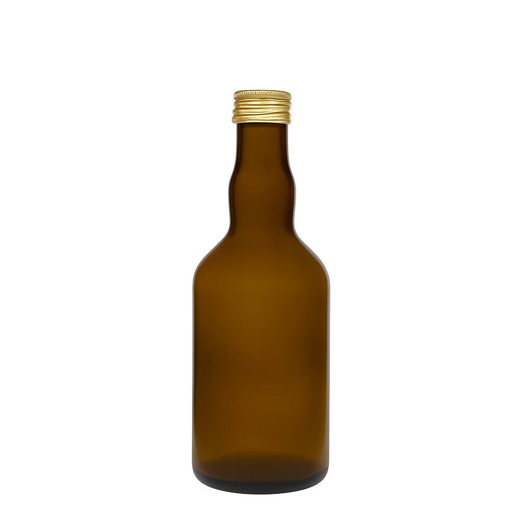 Bouteille en verre 500 ml 'Olona', vert antique, ouverture : PP 31,5 Bouteille en verre 500 ml 'Olona', vert antique, ouverture : PP 31,5