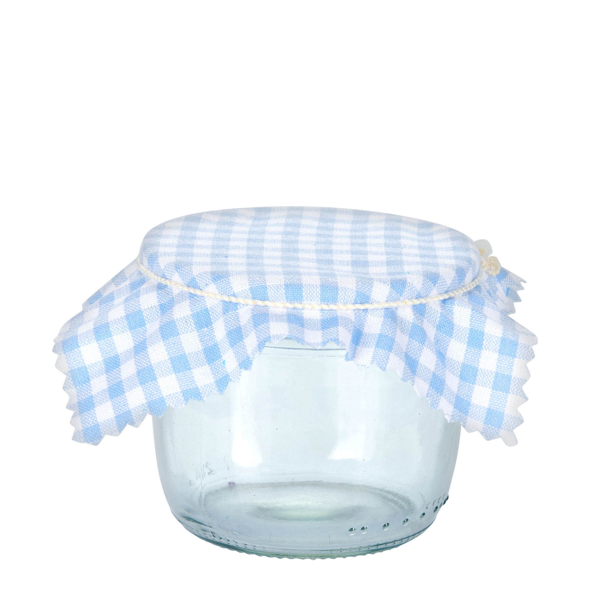 Petite nappe en tissu à carreaux 12x12, carrée, textile, bleu clair, ouverture : TO38-TO53