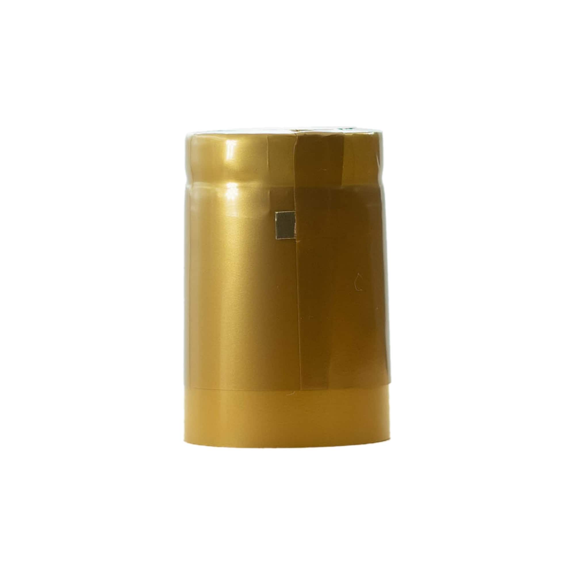 Capsule rétractable 32x41, plastique PVC, or