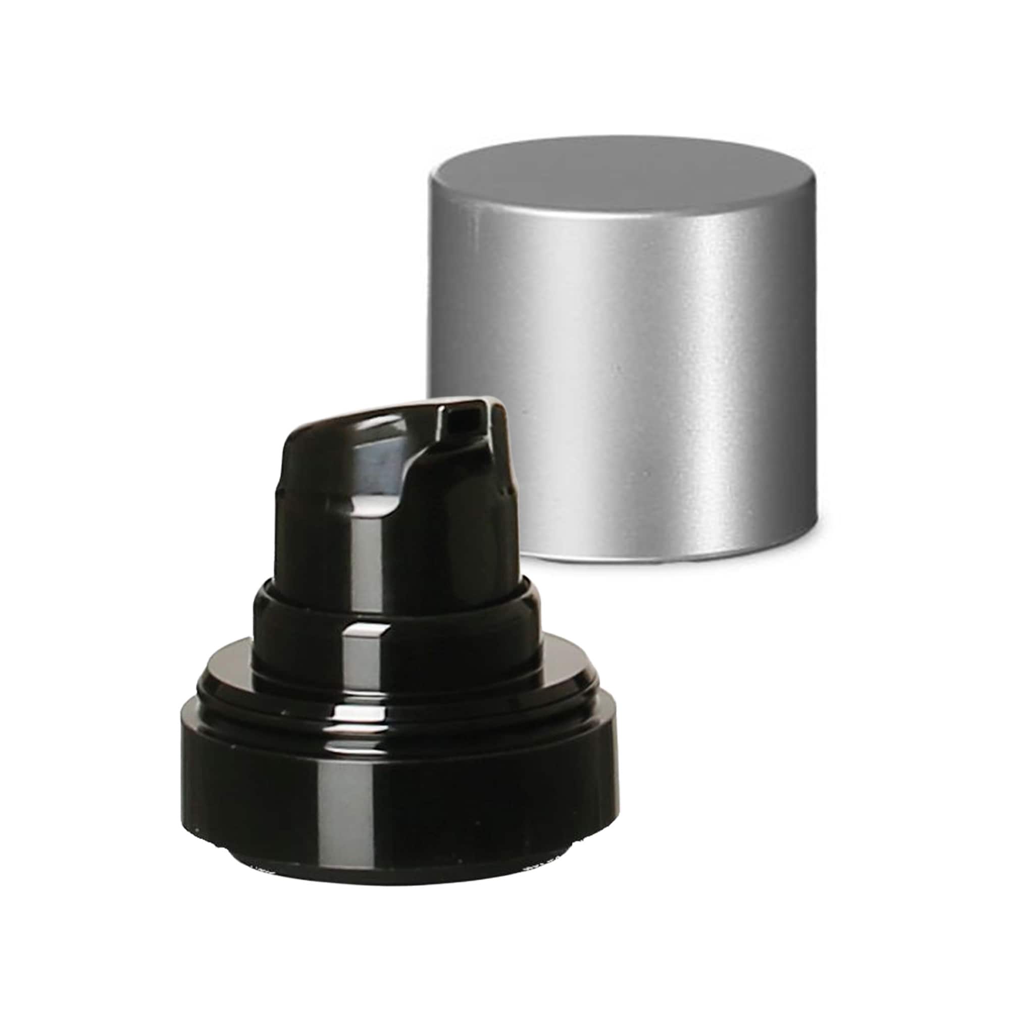 Pompe distributeur sans air 'Micro', plastique PP, noir