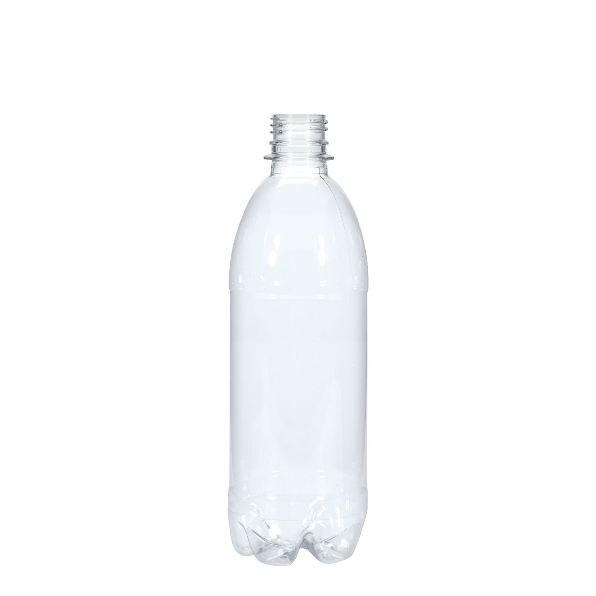 Bouteille PET universelle 500 ml, plastique, ouverture : PCO28 Bouteille PET universelle 500 ml, plastique, ouverture : PCO28