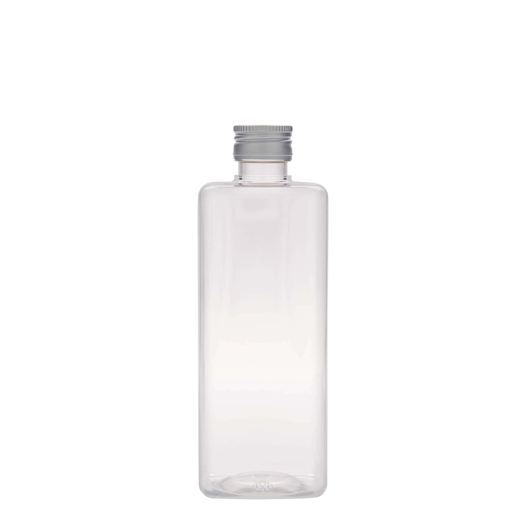 Bouteille PET 500 ml « Karl », carrée, plastique, ouverture : PP 28