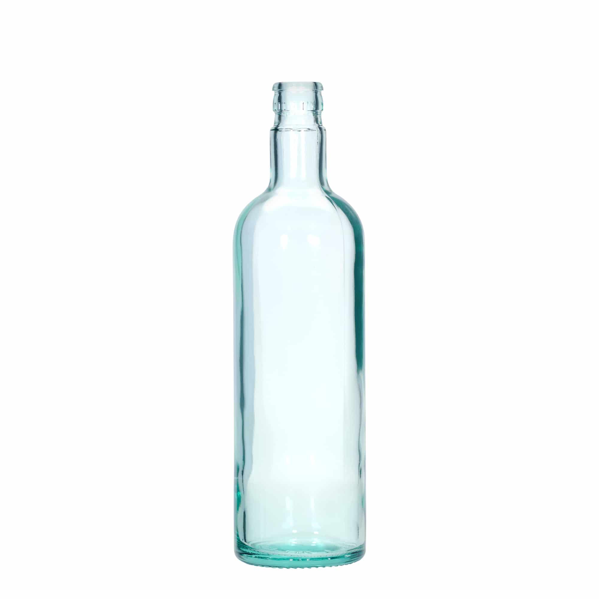 Bouteille de vinaigre/huile 750 ml 'Willy New', verre, vert clair, ouverture : DOP