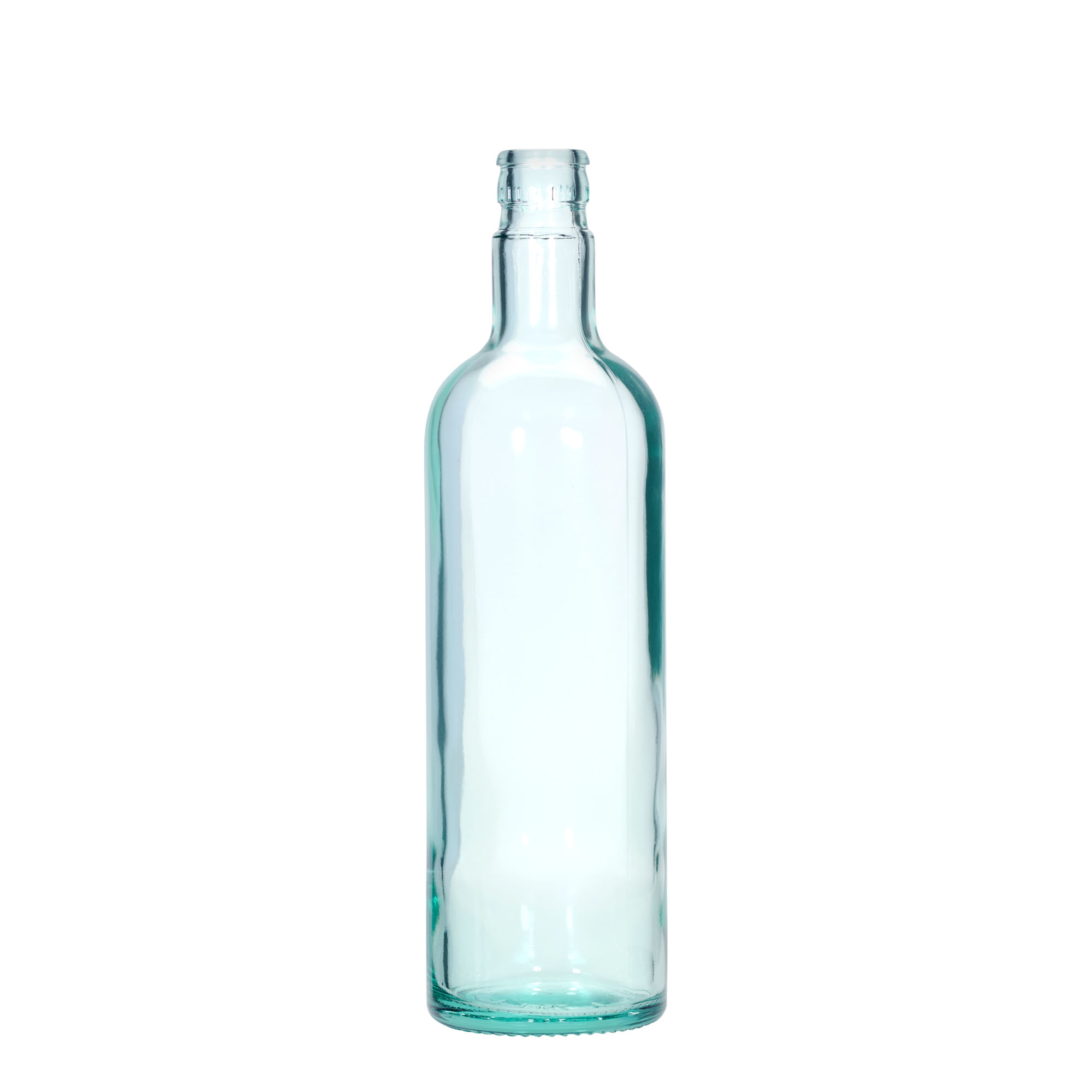 Bouteille de vinaigre/huile 750 ml 'Willy New', verre, vert clair, ouverture : DOP