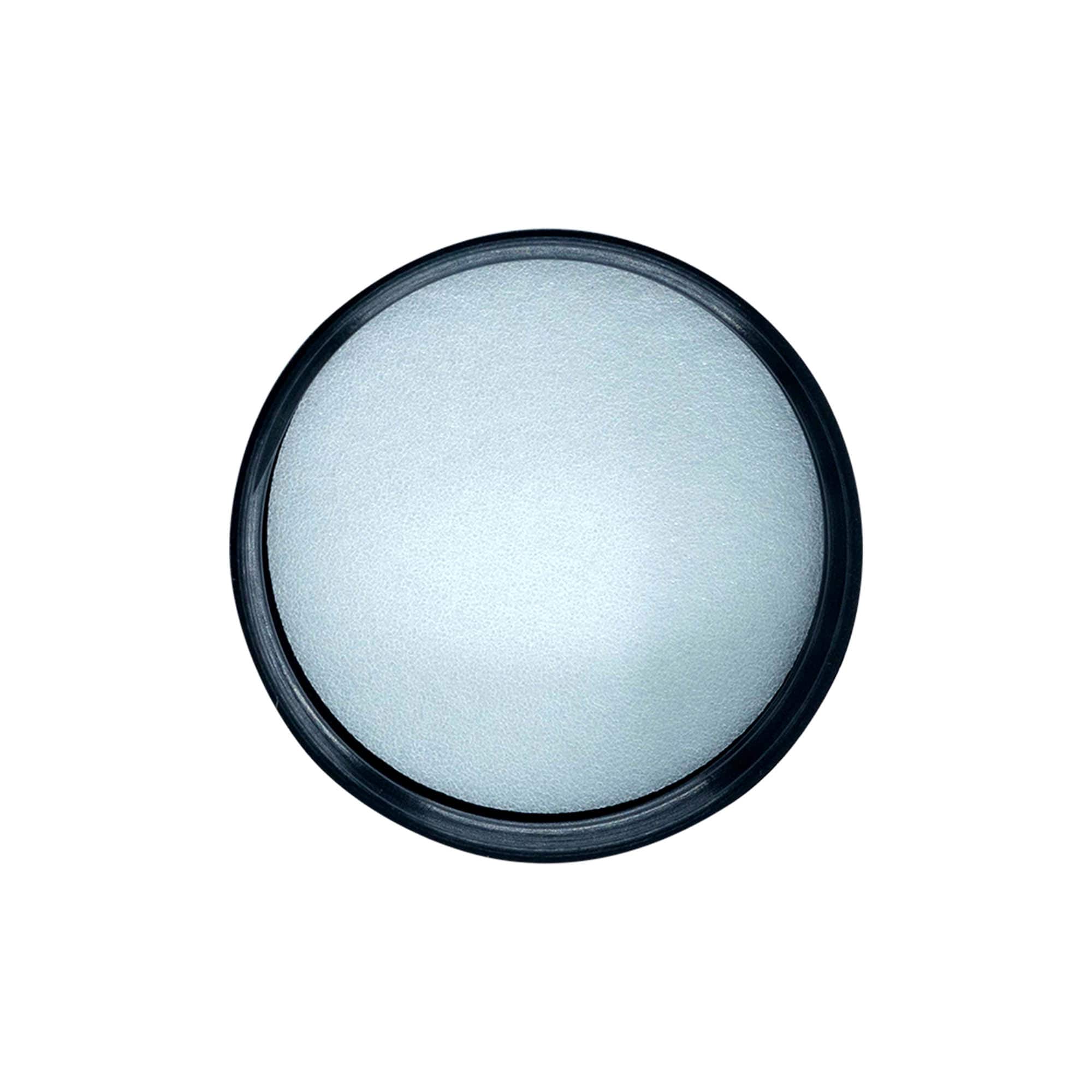 Bouchon à vis pour 60 ml « Brown Line », plastique HPM, noir