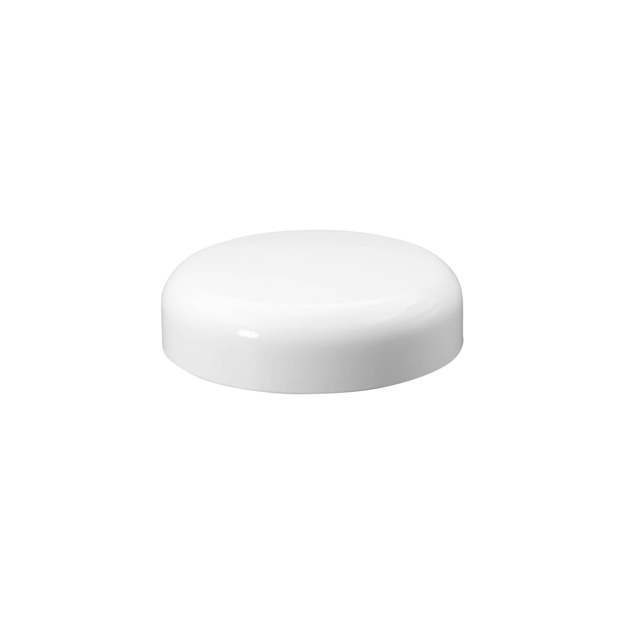 Bouchon à vis pour 150 ml 'Bianca', plastique PP, blanc