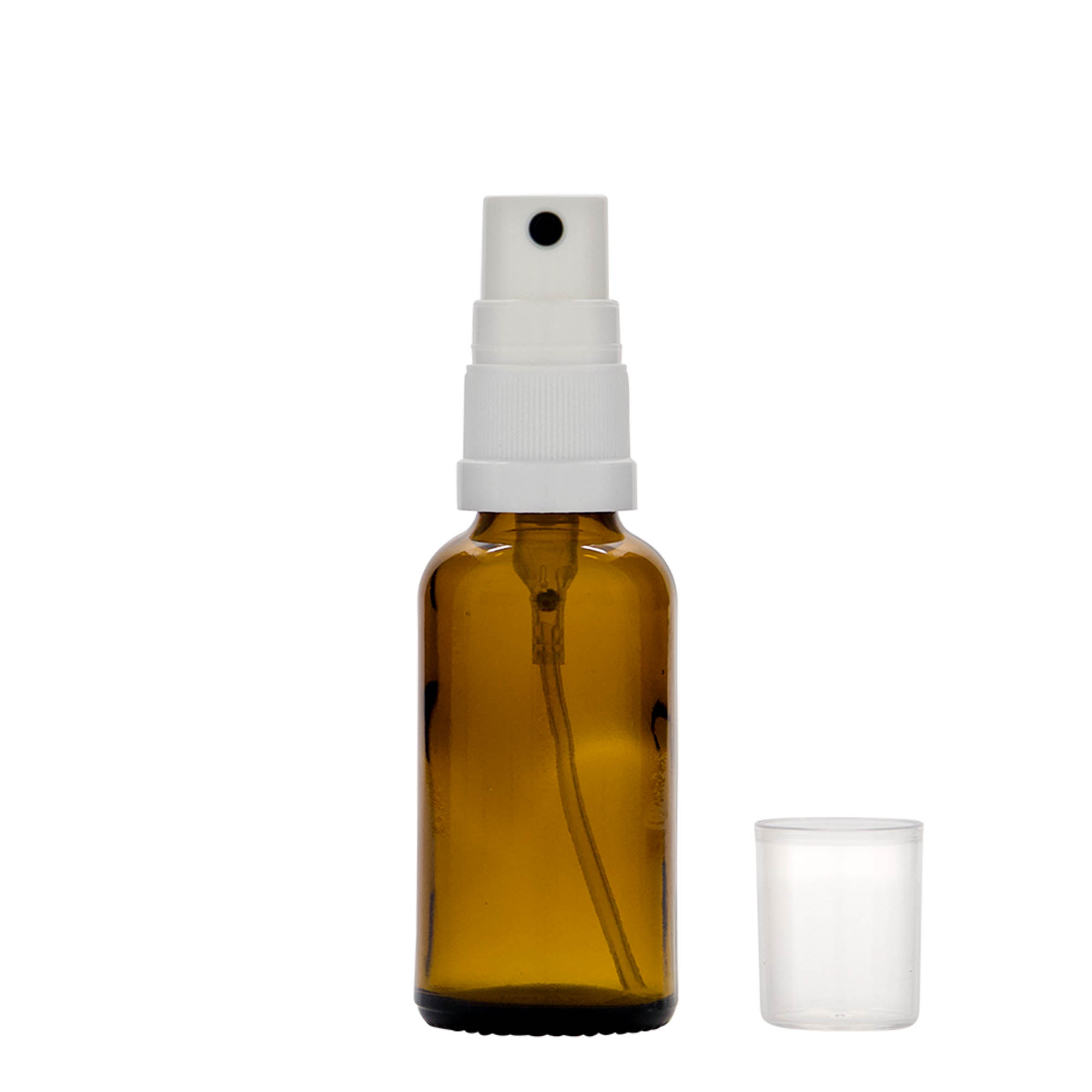 Flacon pulvérisateur médical 30 ml, verre, brun, embouchure : DIN 18 Flacon pulvérisateur médical 30 ml, verre, brun, embouchure : DIN 18