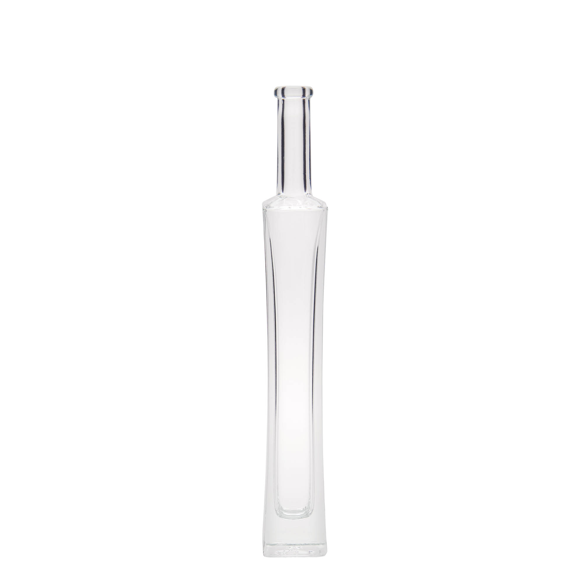 Flacon en verre 100 ml « Koko », carré, ouverture : bouchon en liège