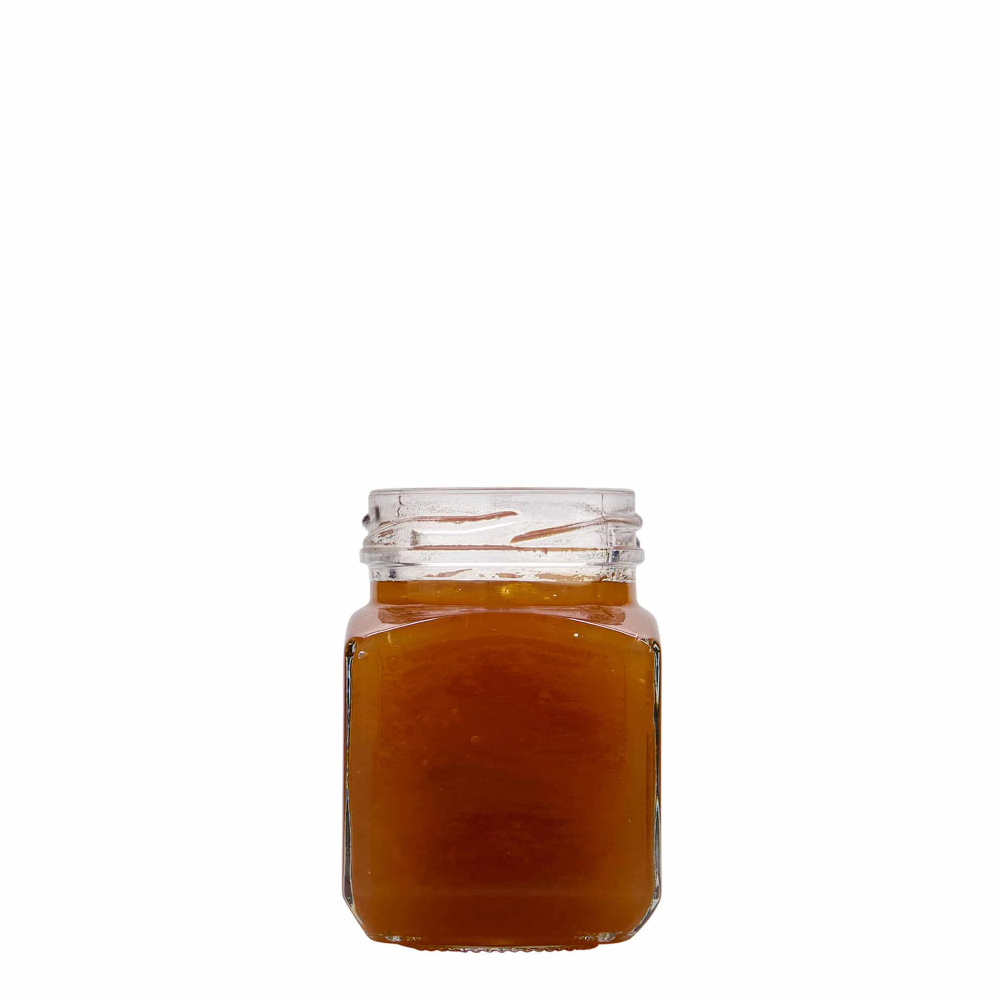 Bocal carré 106 ml, bouchage: Twist-Off (TO 48)