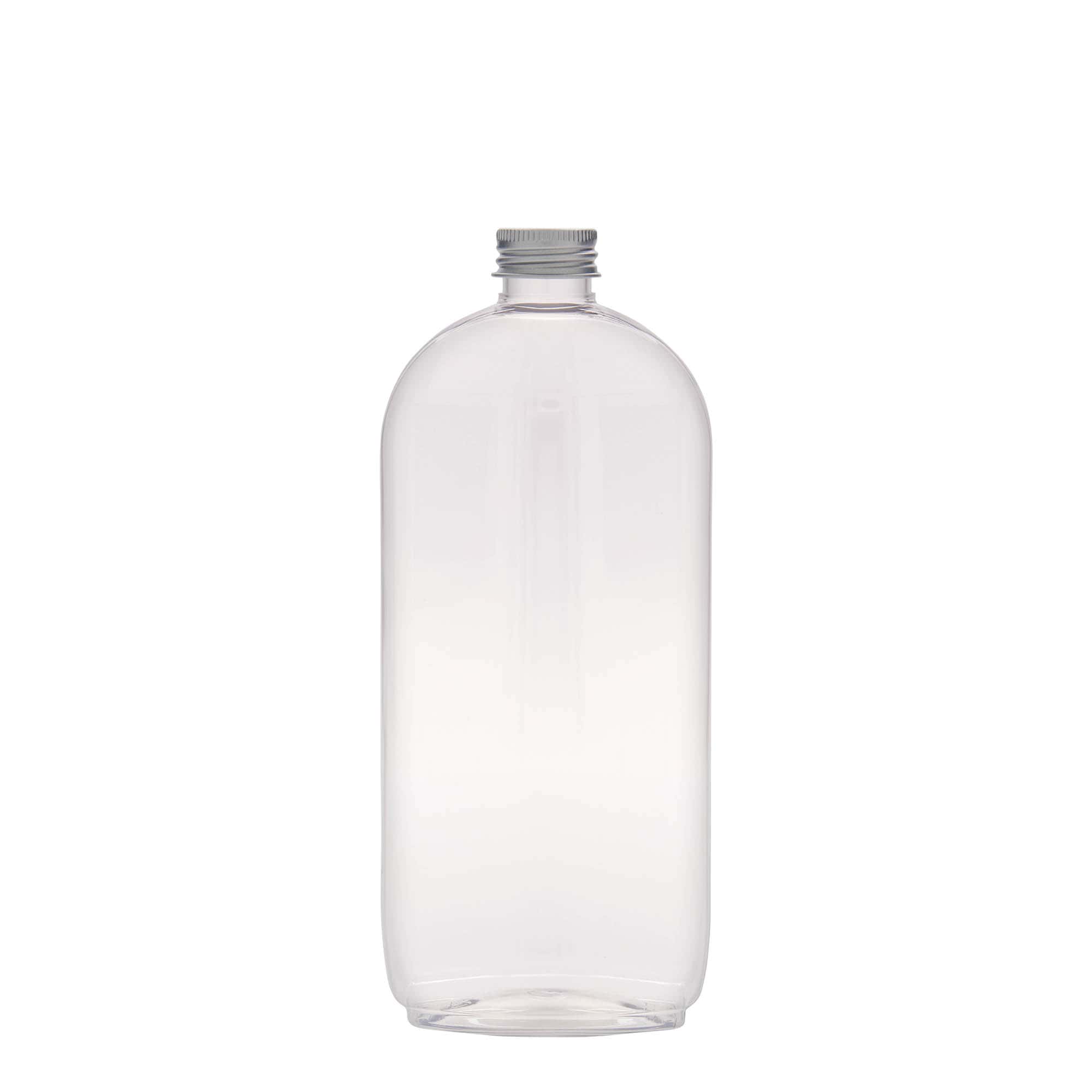 Bouteille en PET 500 ml 'Iris', ovale, plastique, bouchage: 24/410