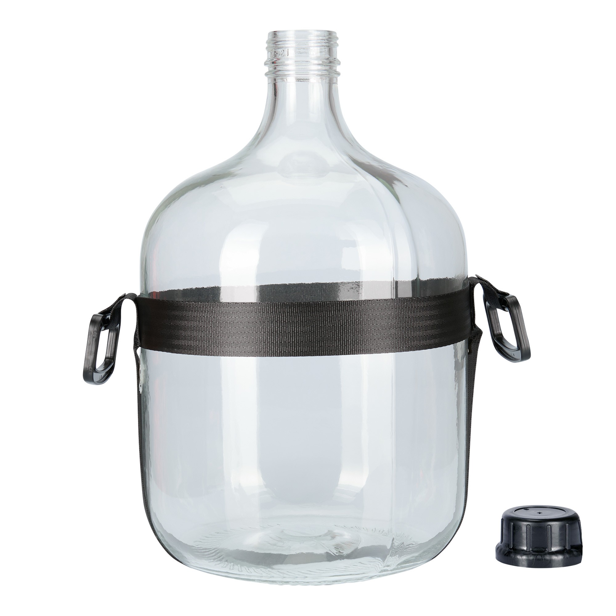 Bouteille ballon 25 l High End, verre, embouchure : fermeture à vis Bouteille ballon 25 l High End, verre, embouchure : fermeture à vis