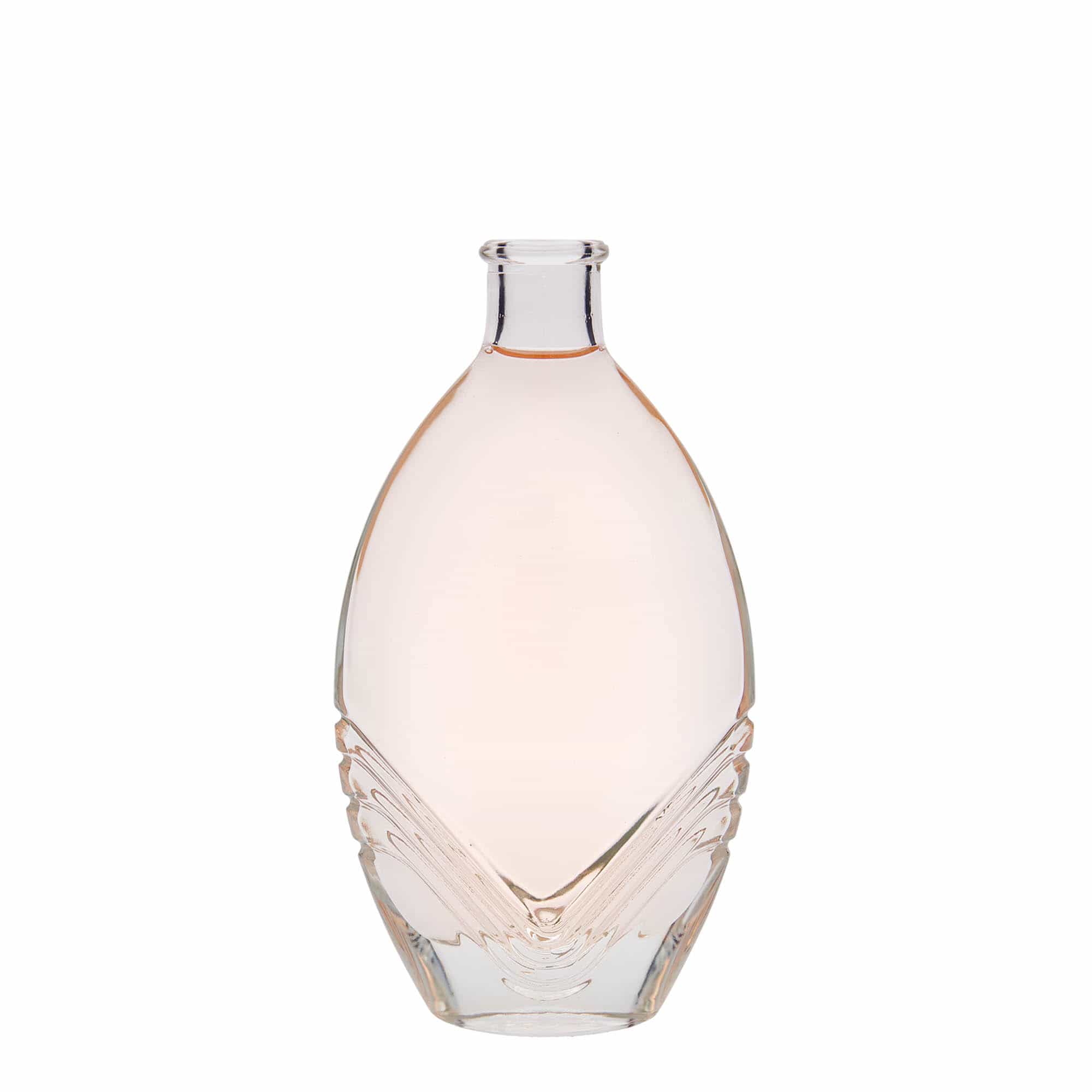 Bouteille en verre 200 ml 'Florence', ovale, bouchage: bouchon
