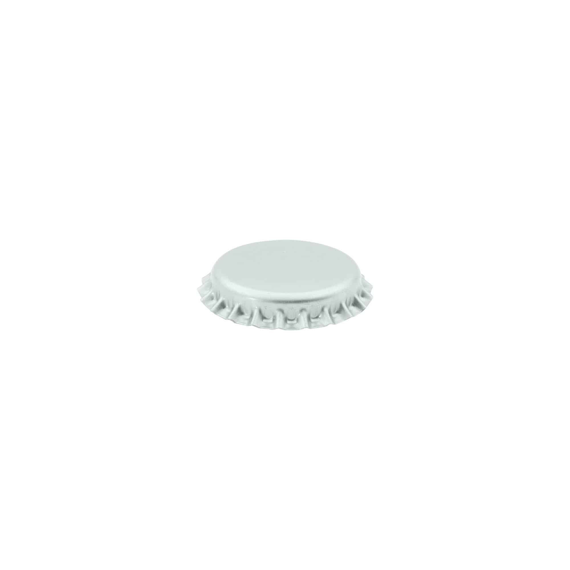 Capsule à couronne 26 mm, métal, argenté