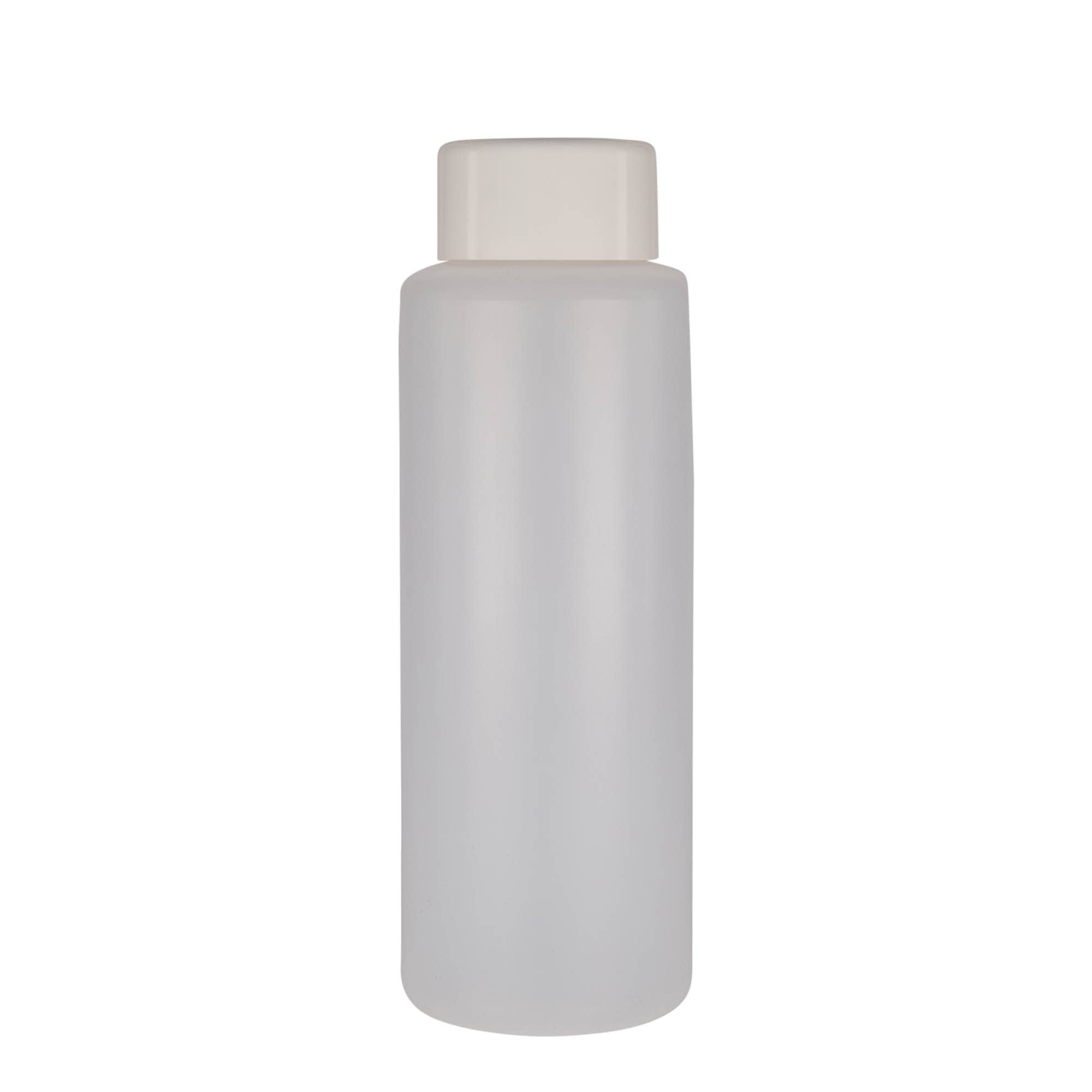 1 000 ml bouteille ronde, plastique PE, naturel, ouverture : bouchon à vis