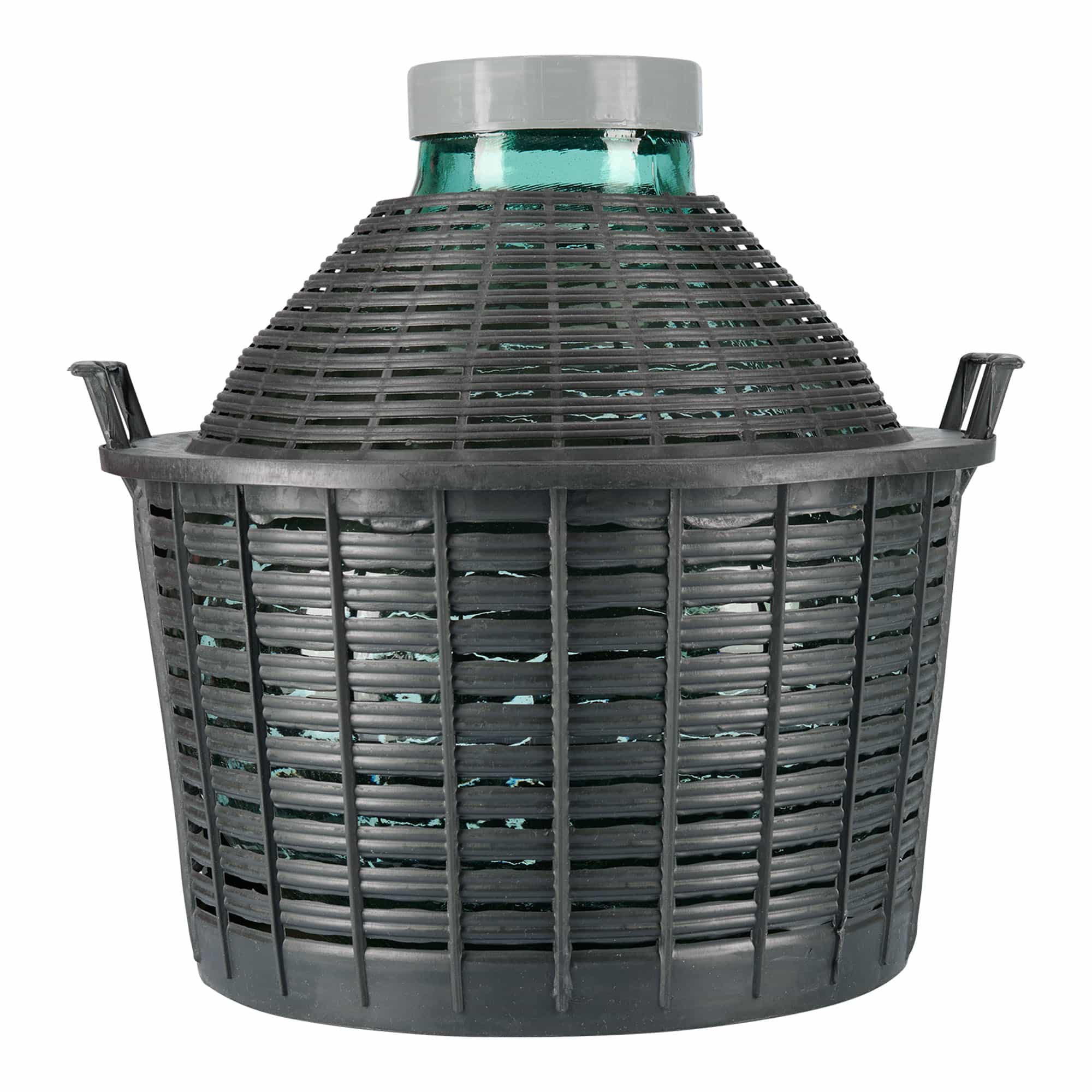 Bouteille ballon 25 l col large, verre, ouverture : bouchon à vis