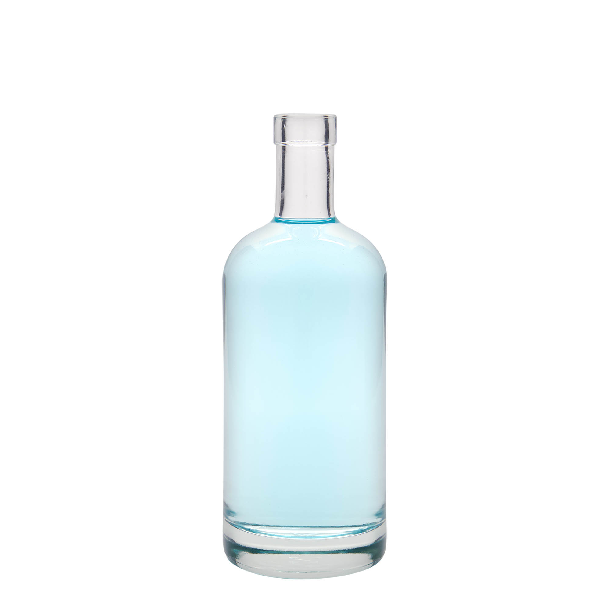 Bouteille en verre 500 ml « Linea Uno », ouverture : bouchon en liège Bouteille en verre 500 ml « Linea Uno », ouverture : bouchon en liège