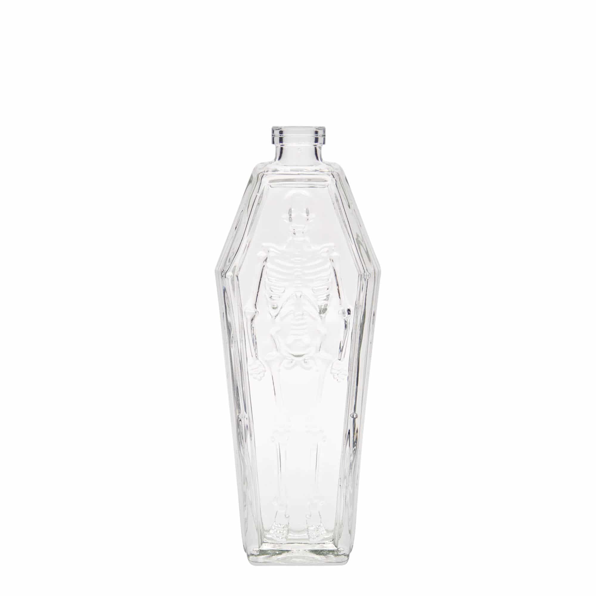 Bouteille en verre 200 ml 'Cercueil', bouchage: bouchon Bouteille en verre 200 ml 'Cercueil', bouchage: bouchon