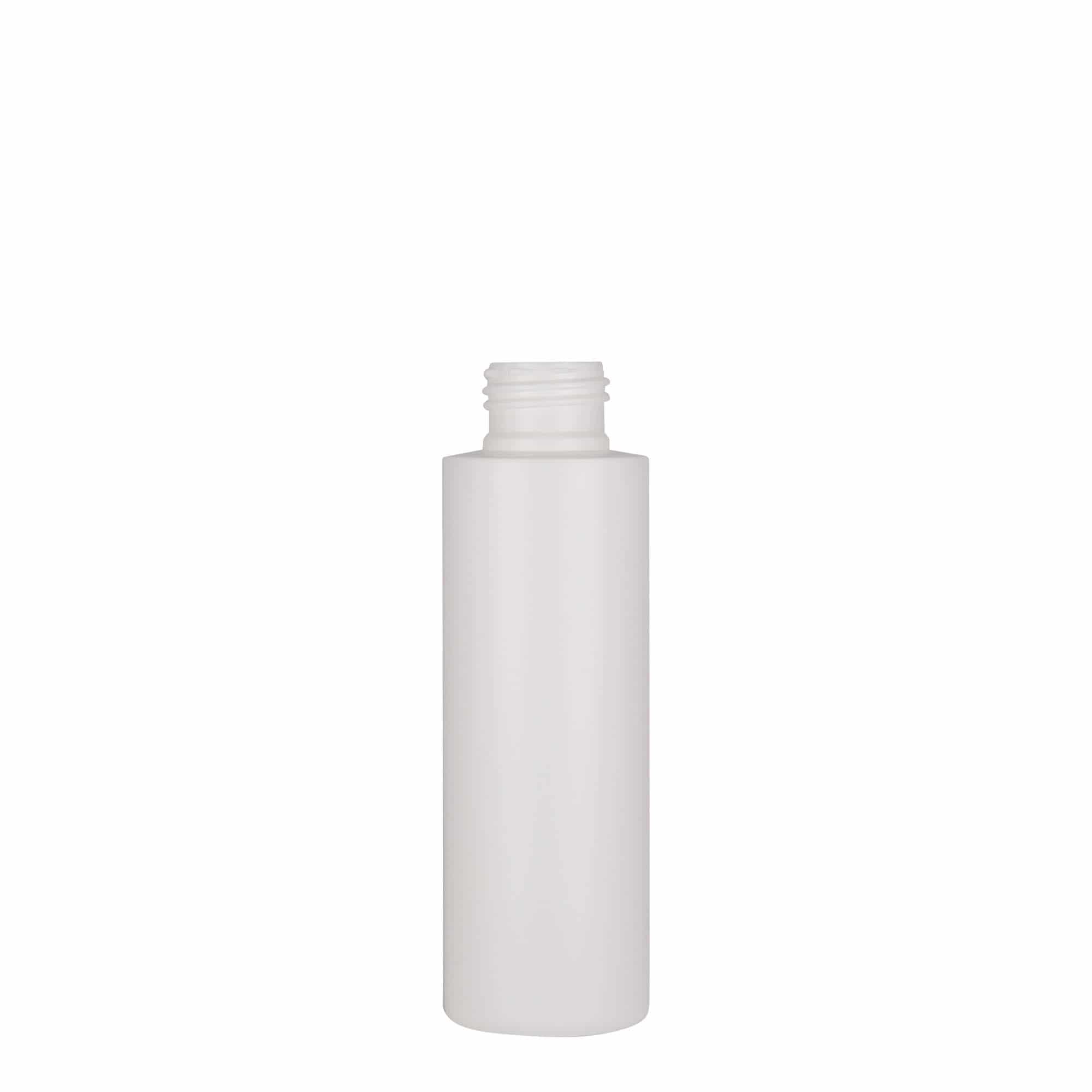 Bouteille en plastique 100 ml 'Pipe', PEHD, blanche, bouchage: 24/410 Bouteille en plastique 100 ml 'Pipe', PEHD, blanche, bouchage: 24/410