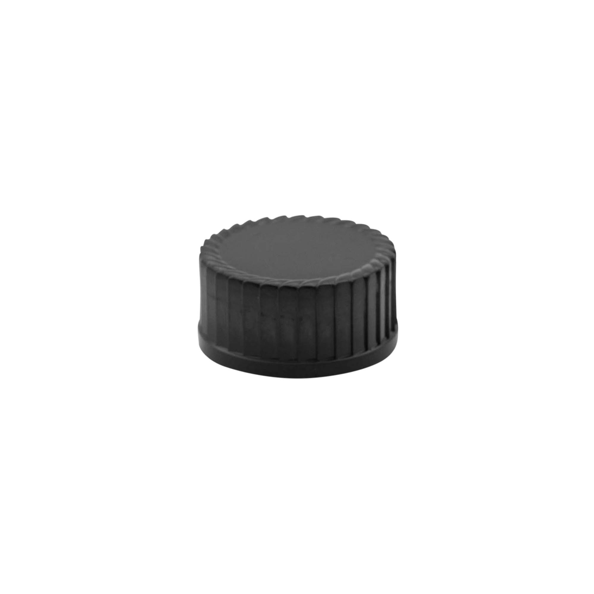 Bouchon à vis, plastique HPM, noir, pour embout : DIN 25 Bouchon à vis, plastique HPM, noir, pour embout : DIN 25