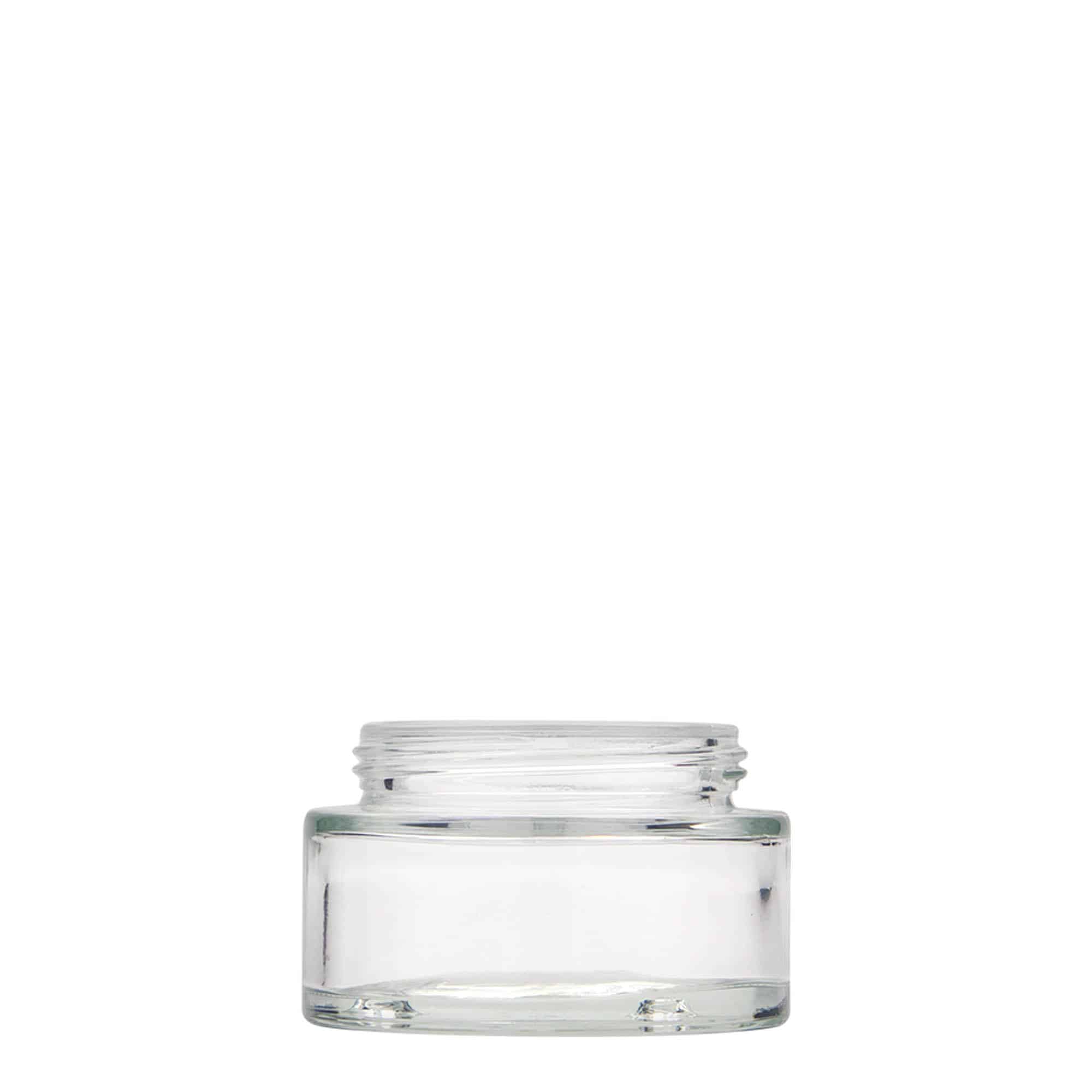 Pot 50 ml 'Clear Edition', verre, bouchage: Bougage à vis Pot 50 ml 'Clear Edition', verre, bouchage: Bougage à vis