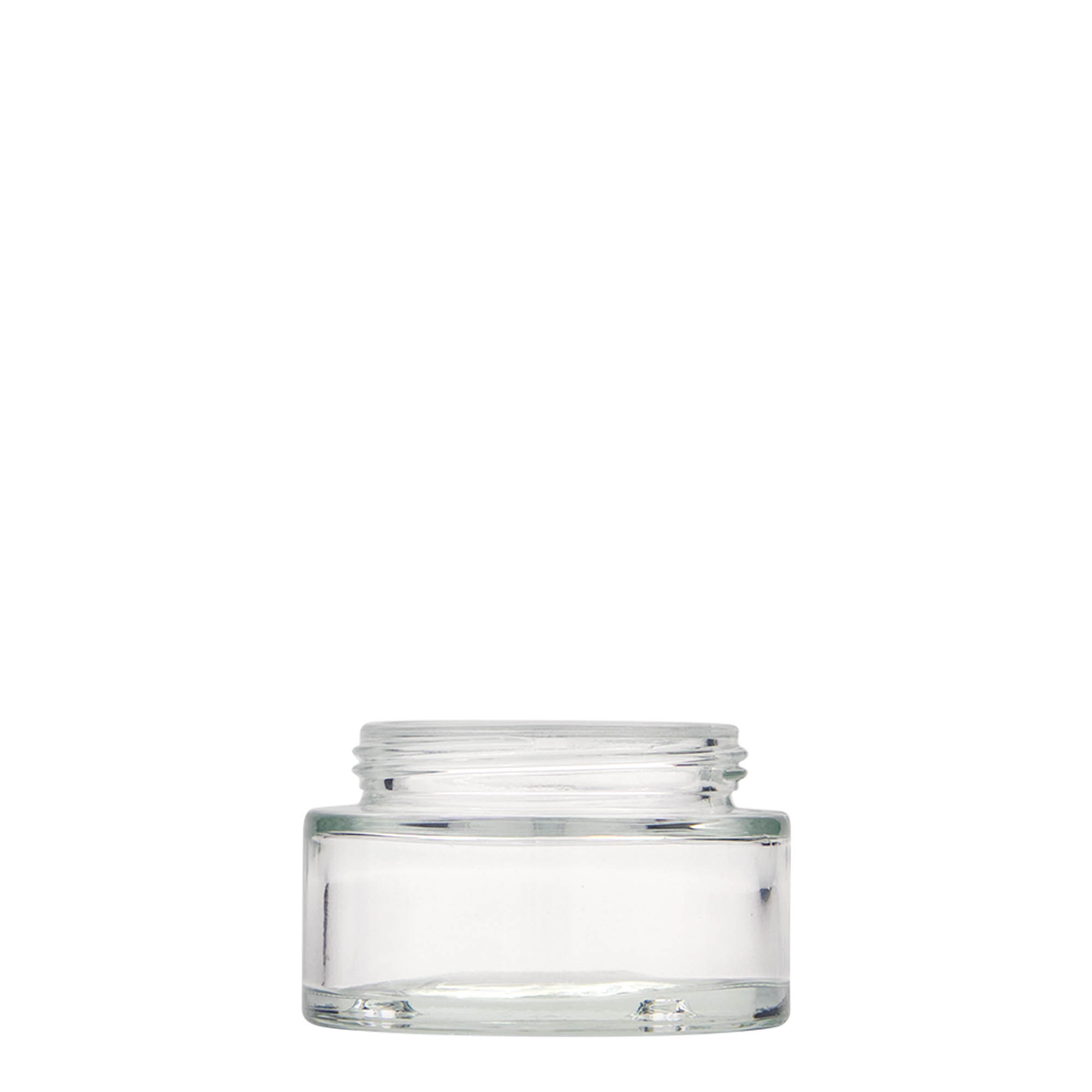 Pot de 50 ml 'Clear Edition', verre, ouverture : fermeture à vis Pot de 50 ml 'Clear Edition', verre, ouverture : fermeture à vis