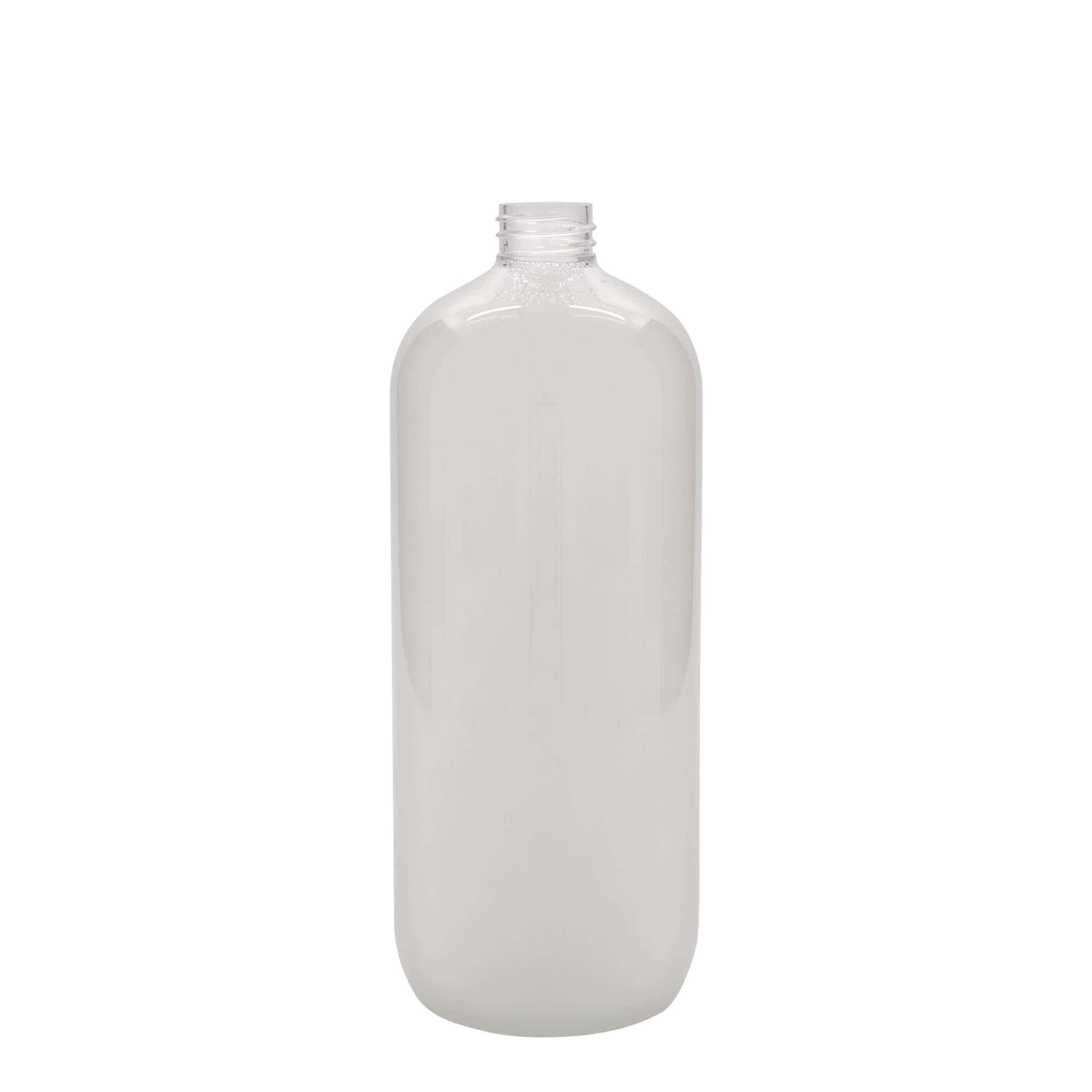 Bouteille en PET 1 000 ml 'Boston', plastique, bouchage: 28/410