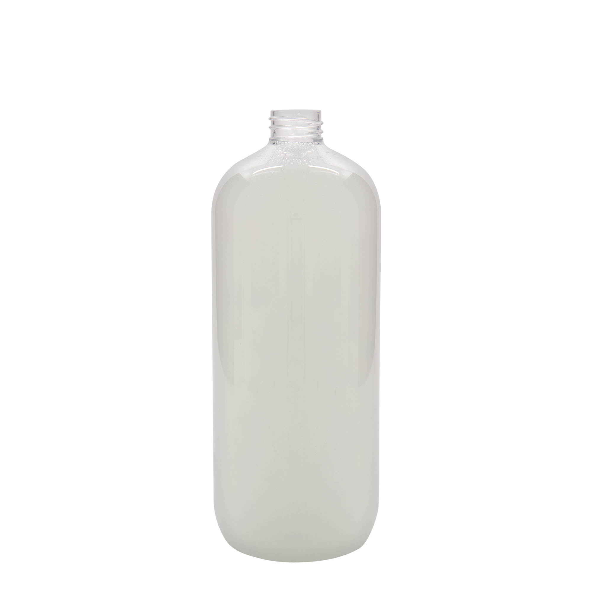 Bouteille PET 1 000 ml 'Boston', plastique, ouverture : 28/410 Bouteille PET 1 000 ml 'Boston', plastique, ouverture : 28/410