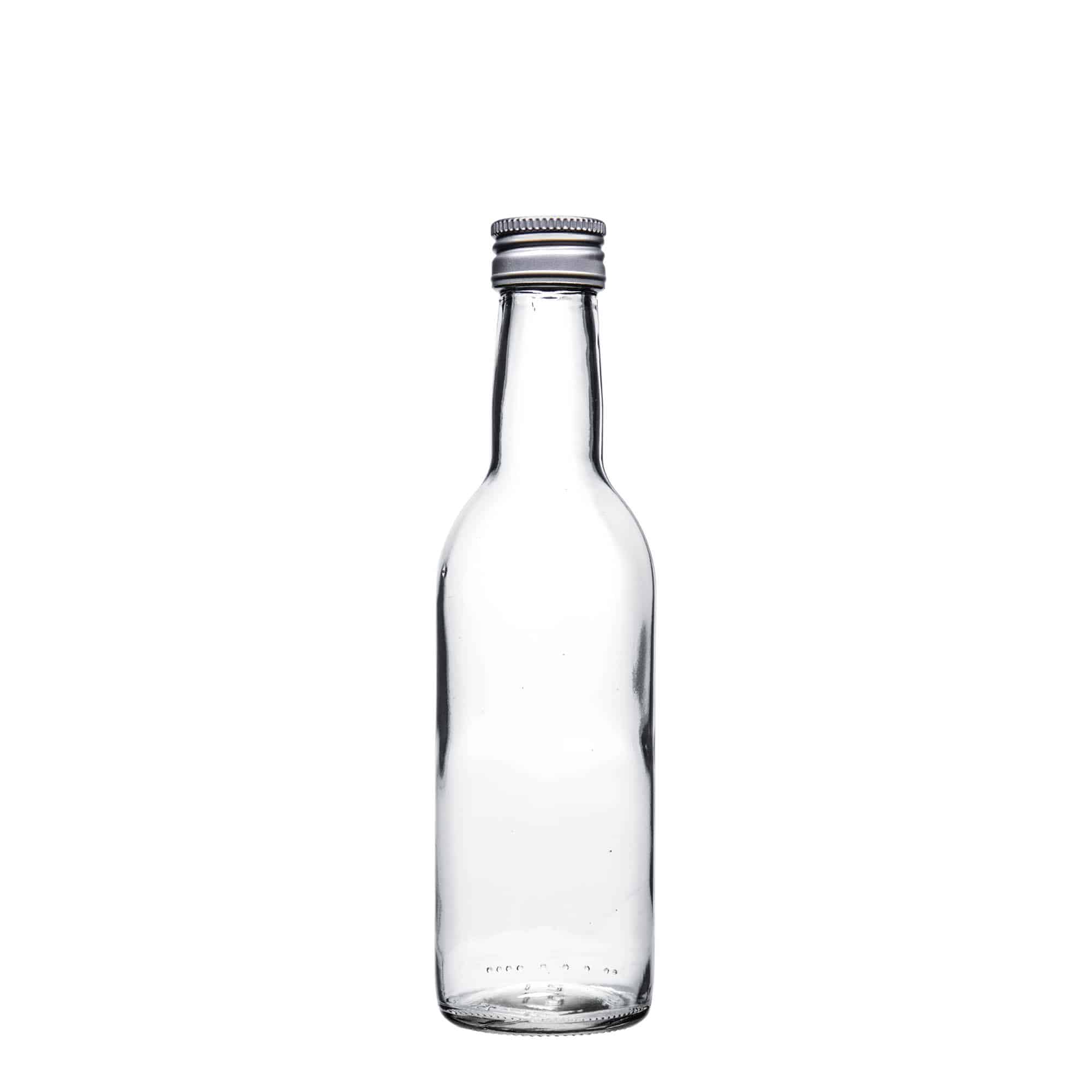 Bouteille en verre 250 ml 'Bordeaux', ouverture : PP 28