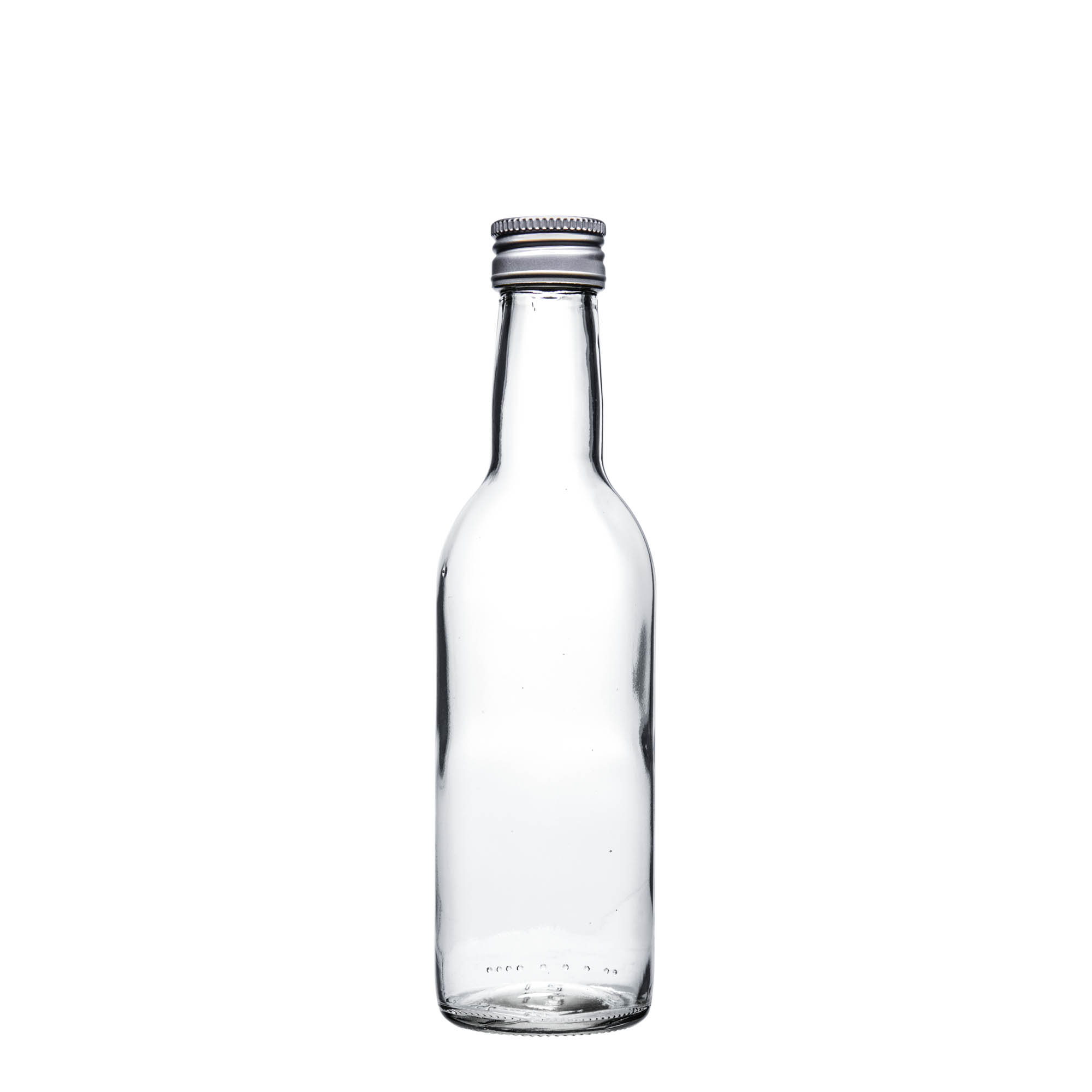 Bouteille en verre 250 ml 'Bordeaux', ouverture : PP 28 Bouteille en verre 250 ml 'Bordeaux', ouverture : PP 28