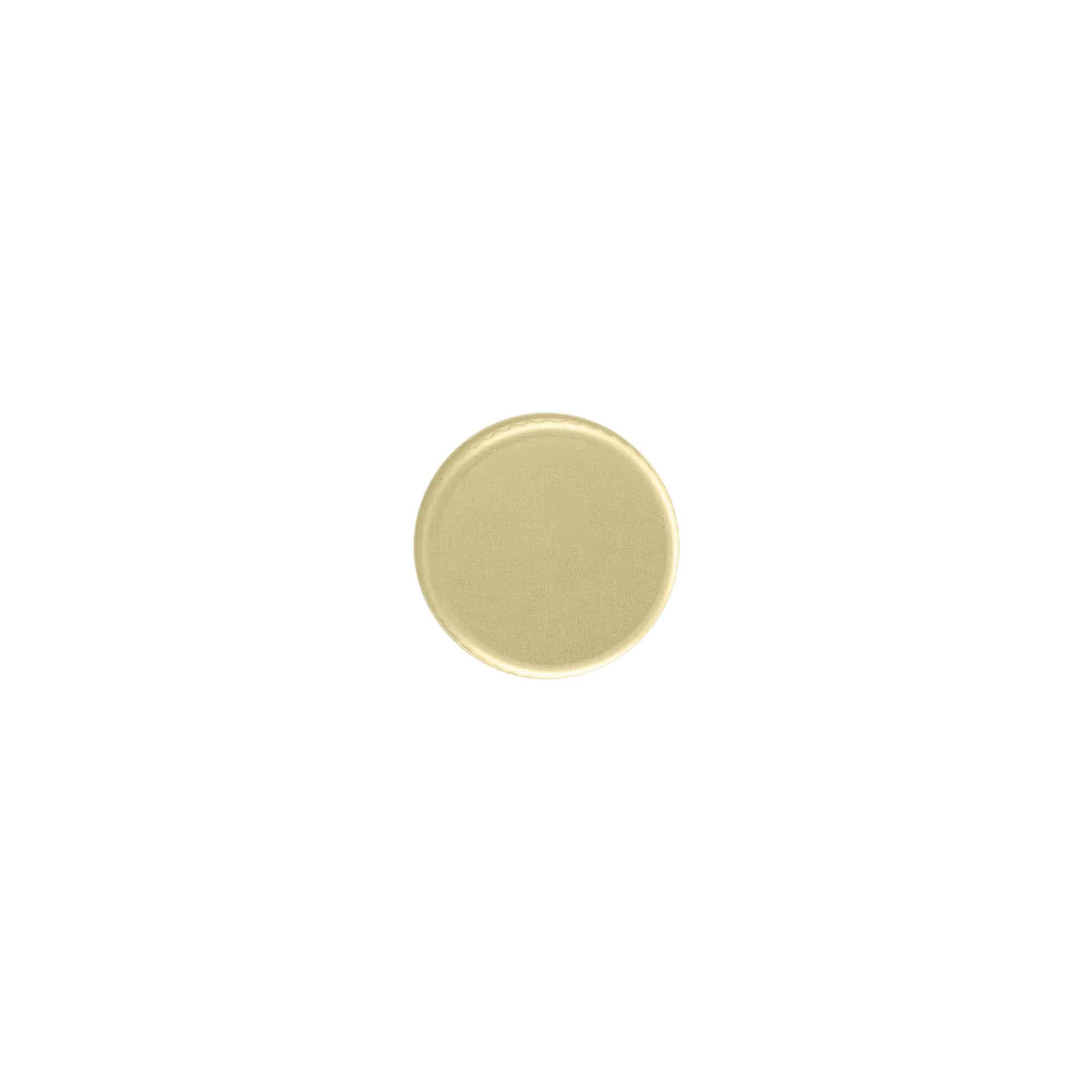 Bouchon à vis, métal, doré, pour embouchure : PP 18