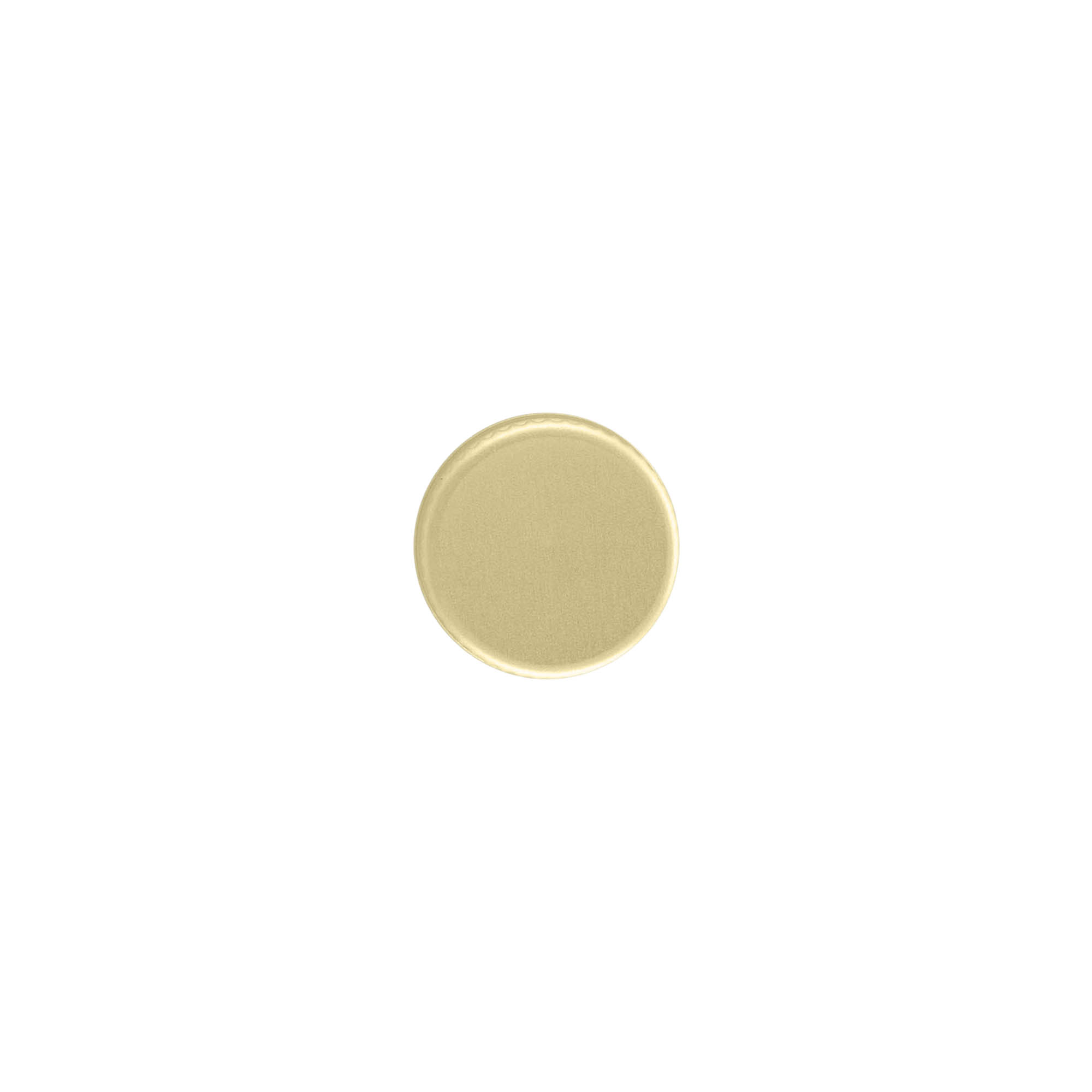 Bouchon à vis, métal, doré, pour embouchure : PP 18