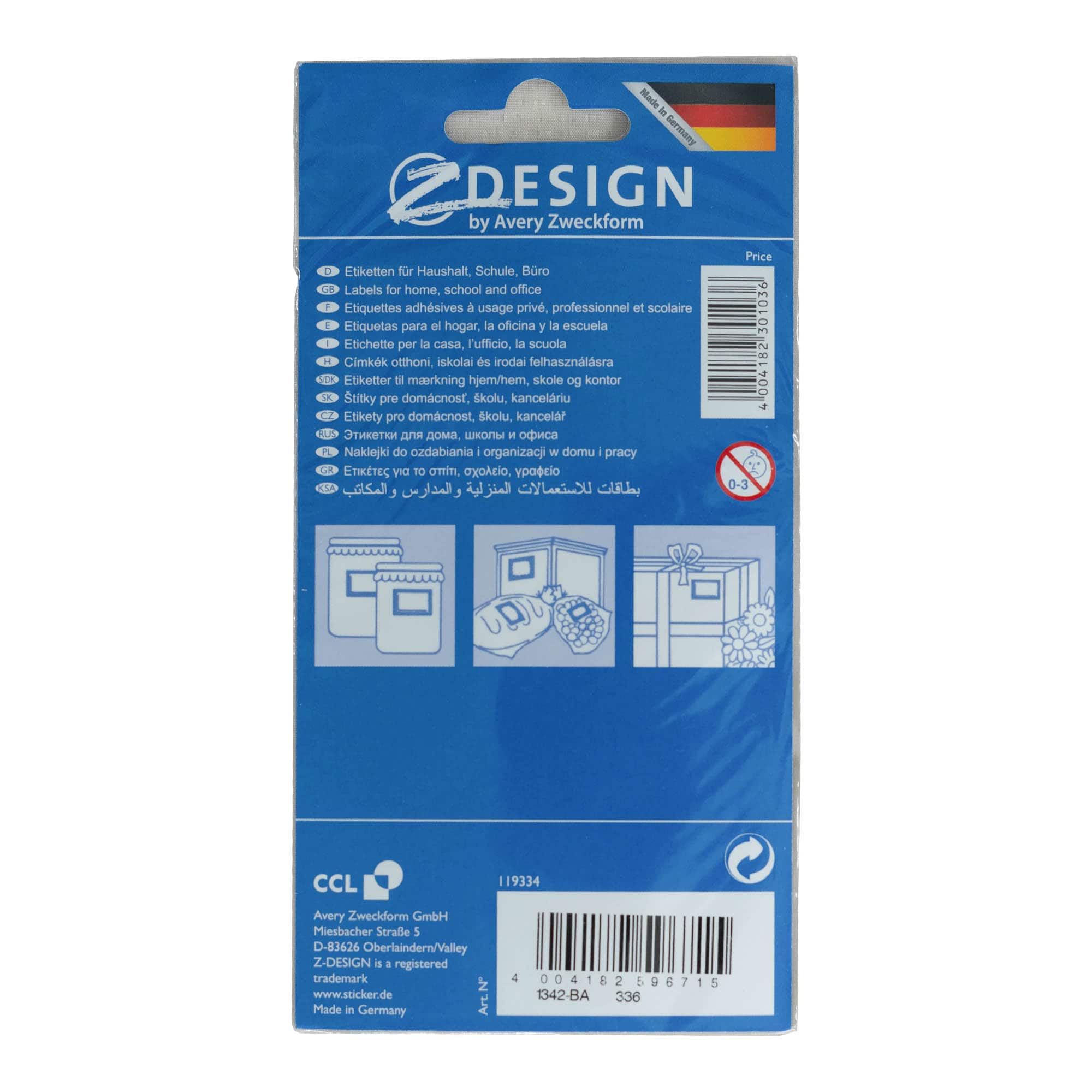 Étiquettes Zweckform « Cadre Fruits », rectangulaires, papier, multicolores Étiquettes Zweckform « Cadre Fruits », rectangulaires, papier, multicolores