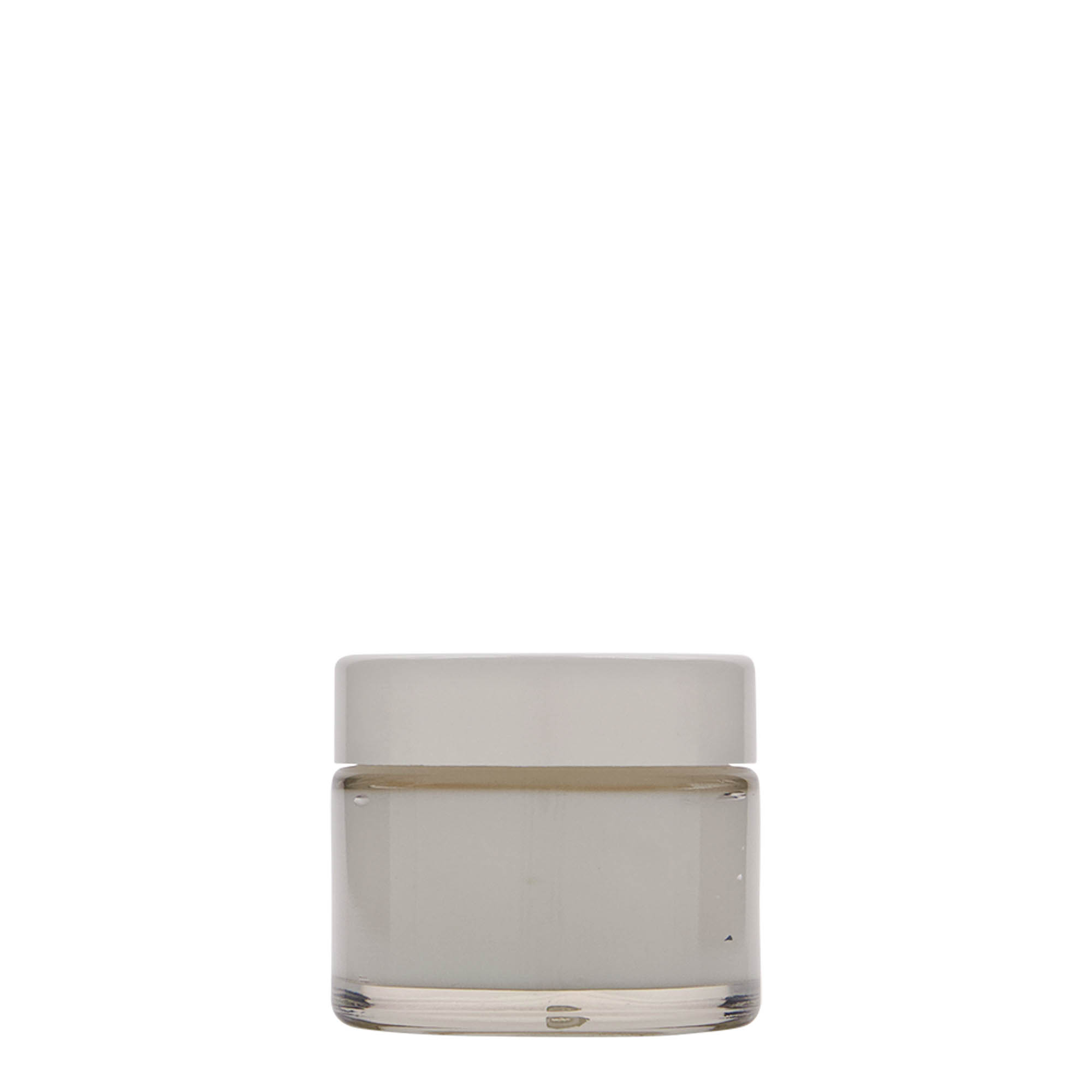 Pot de 50 ml « Beauty », verre, ouverture : bouchon à vis