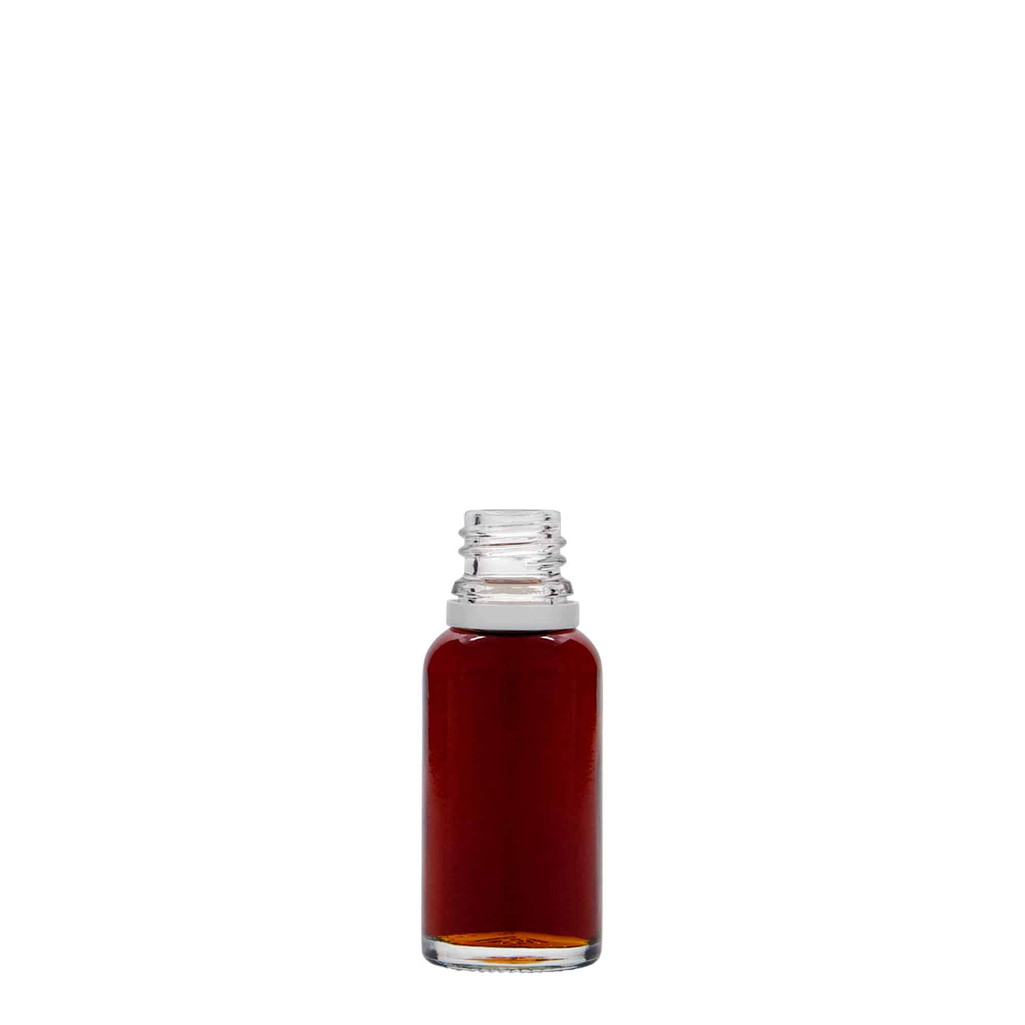 Flacon médical de 20 ml, verre, ouverture : DIN 18