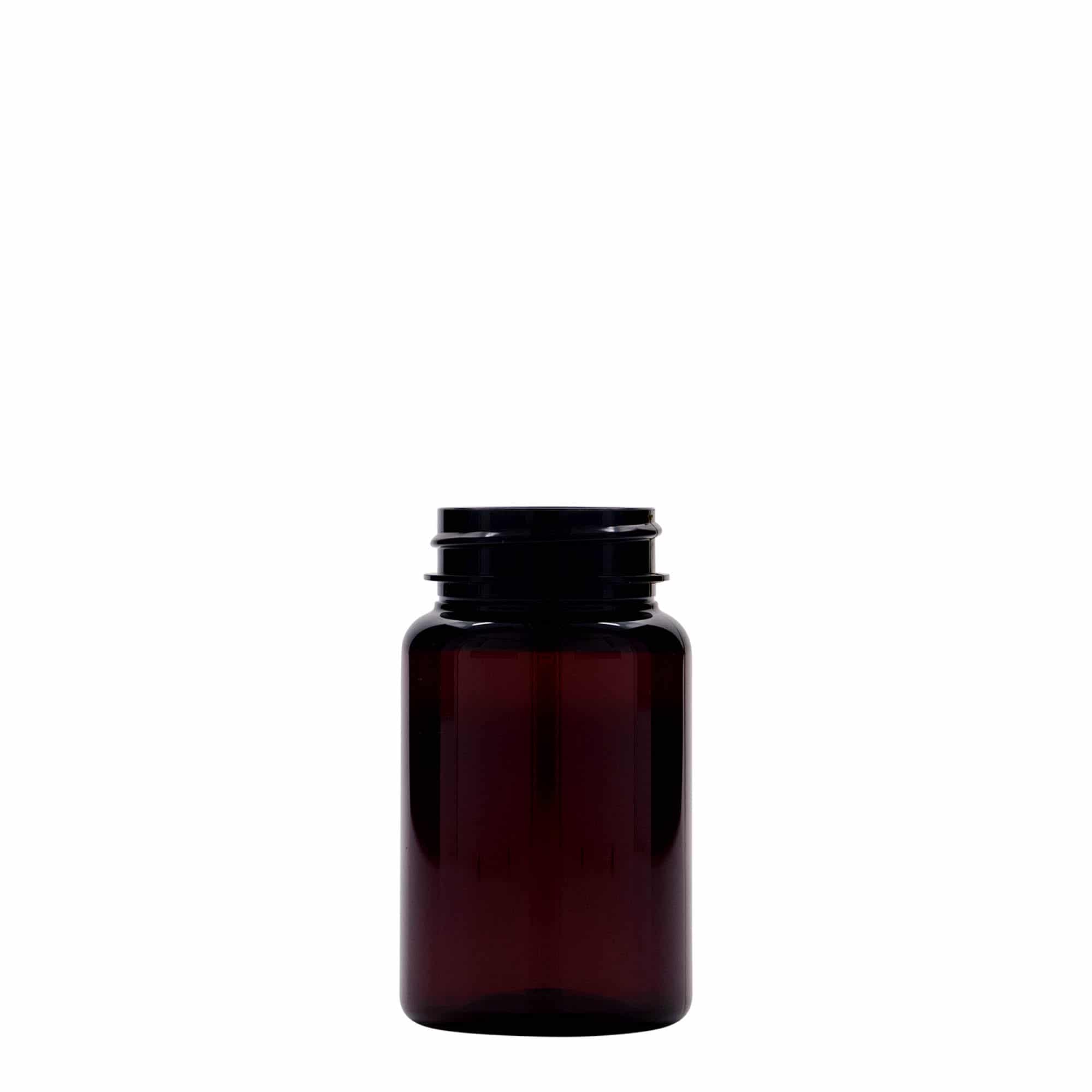 Packer en PET 75 ml, plastique, brun, bouchage: 38/400