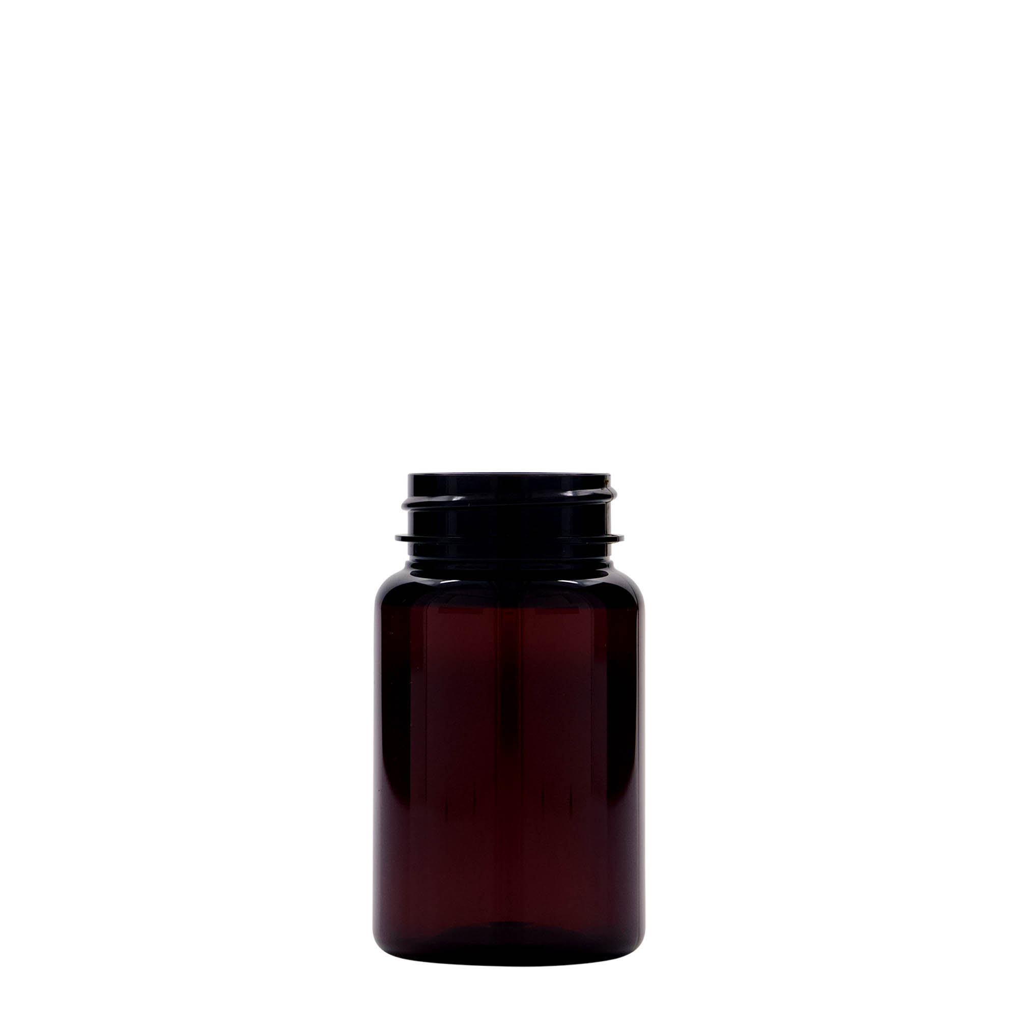 75 ml emballage PET, plastique, marron, ouverture : 38/400