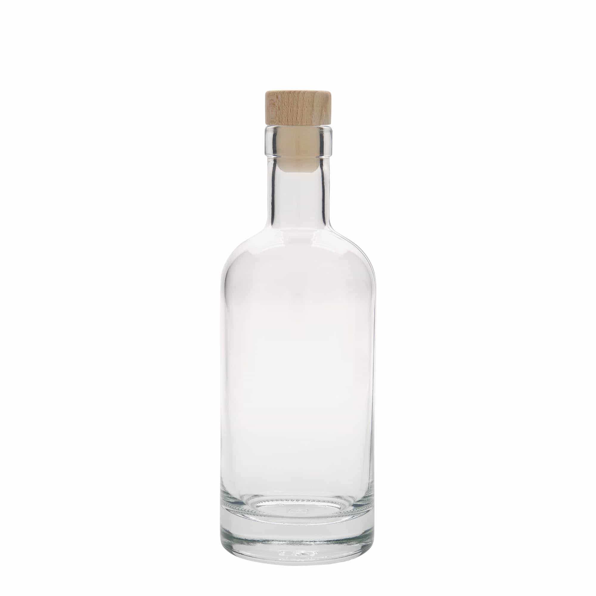Bouteille en verre 350 ml 'Linea Uno', ouverture : bouchon en liège