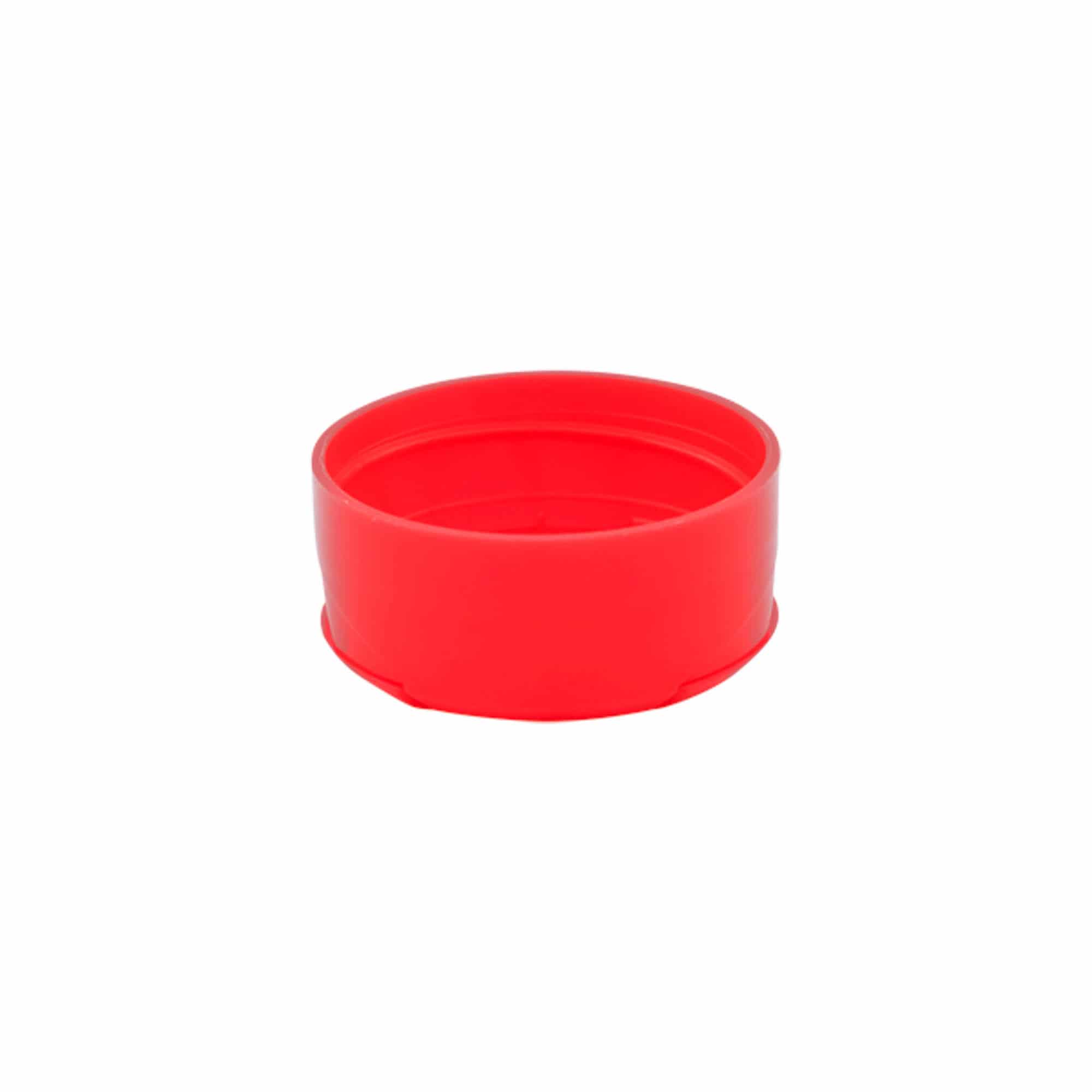 Bouchon pour pot à épices distributeur, plastique PP, rouge, pour bouchage: GPI 38/400