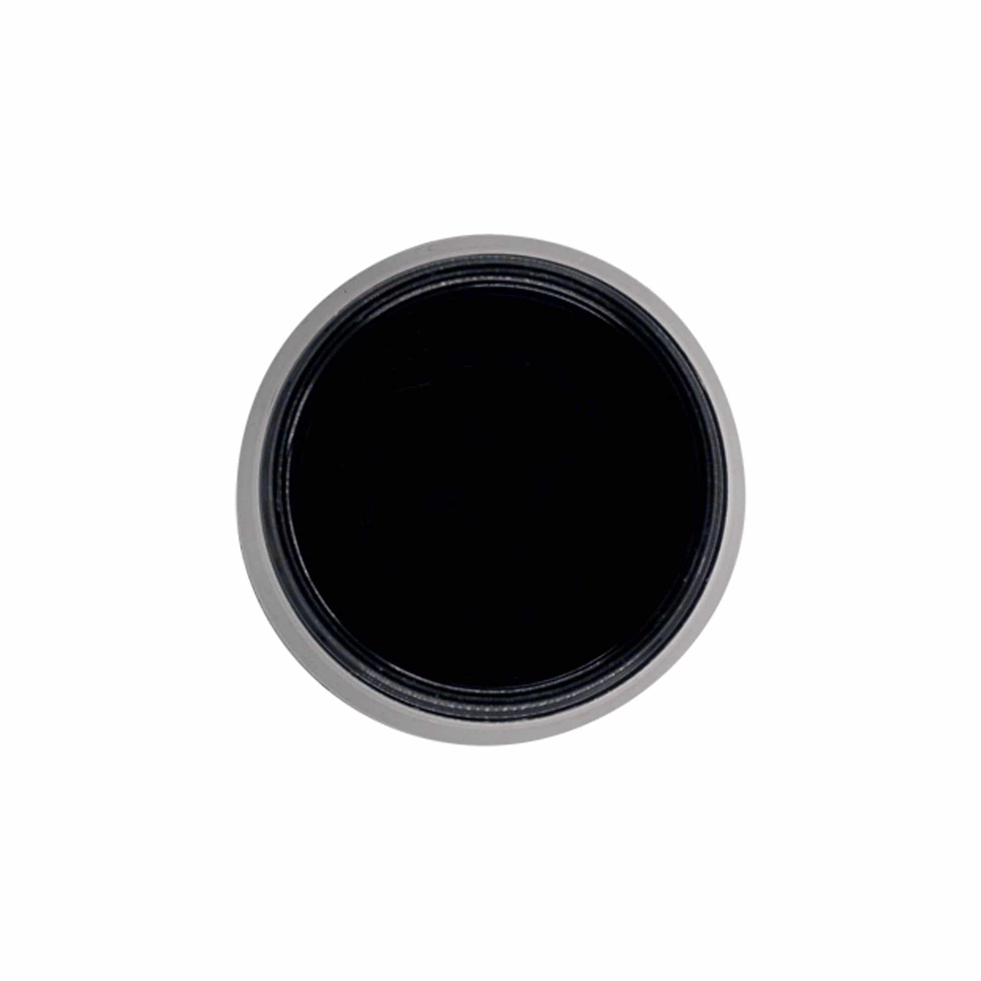 Bouchon pour pot à épices moulin, plastique PP, noir, pour bouchage: GPI 38/400