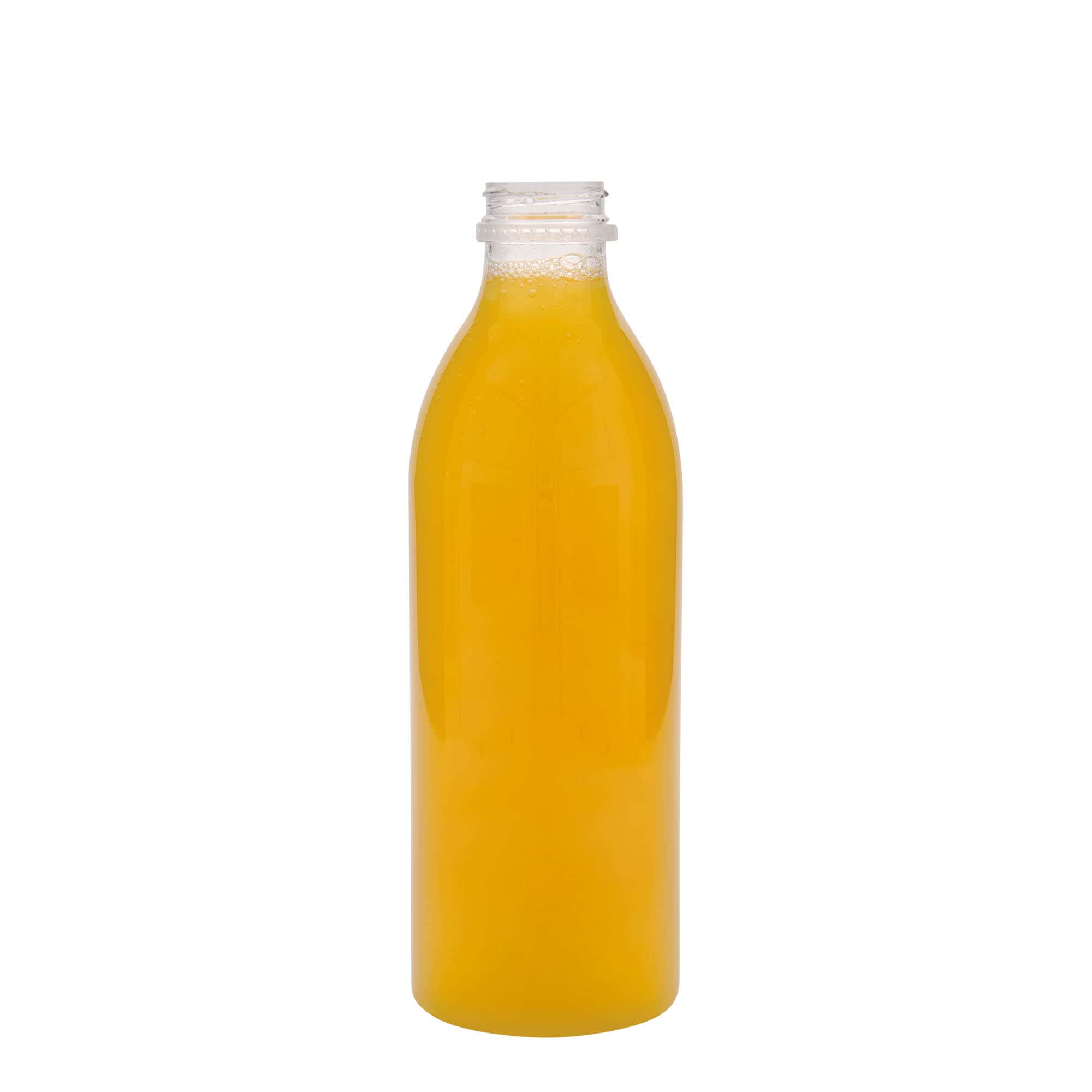 Bouteille PET standard 1 000 ml, plastique, ouverture : 38 mm