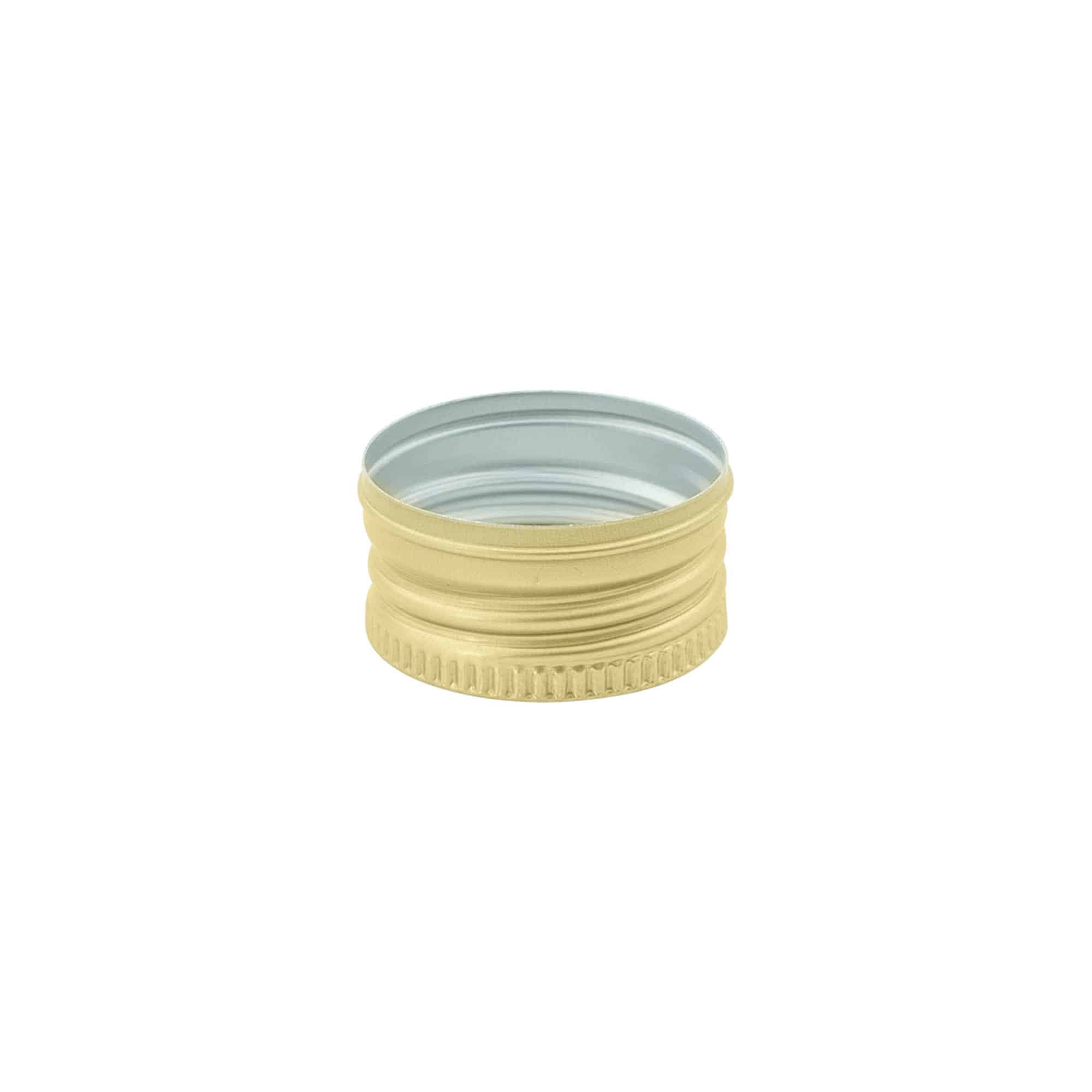 Bouchon à vis, métal, doré, pour embouchure : PP 31,5