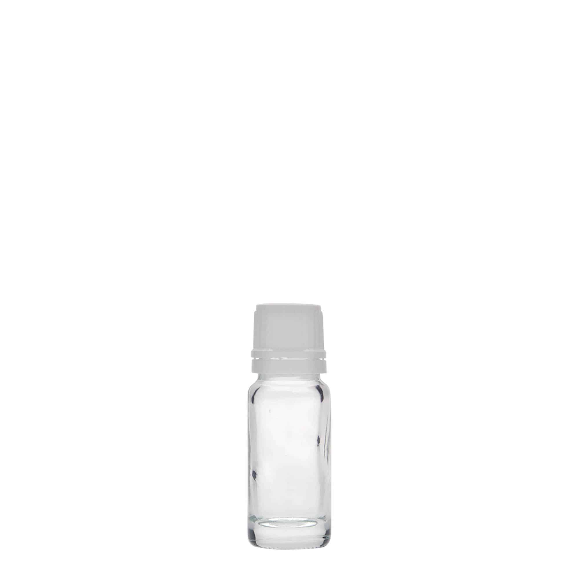 Flacon pharmaceutique 10 ml, verre, col : DIN 18