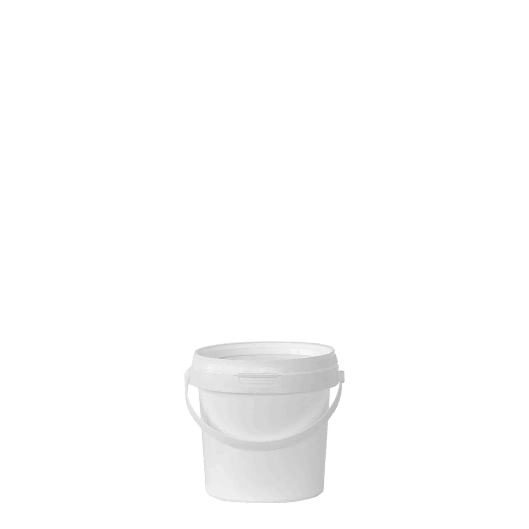 Seau de 0,6 l, plastique PP, blanc