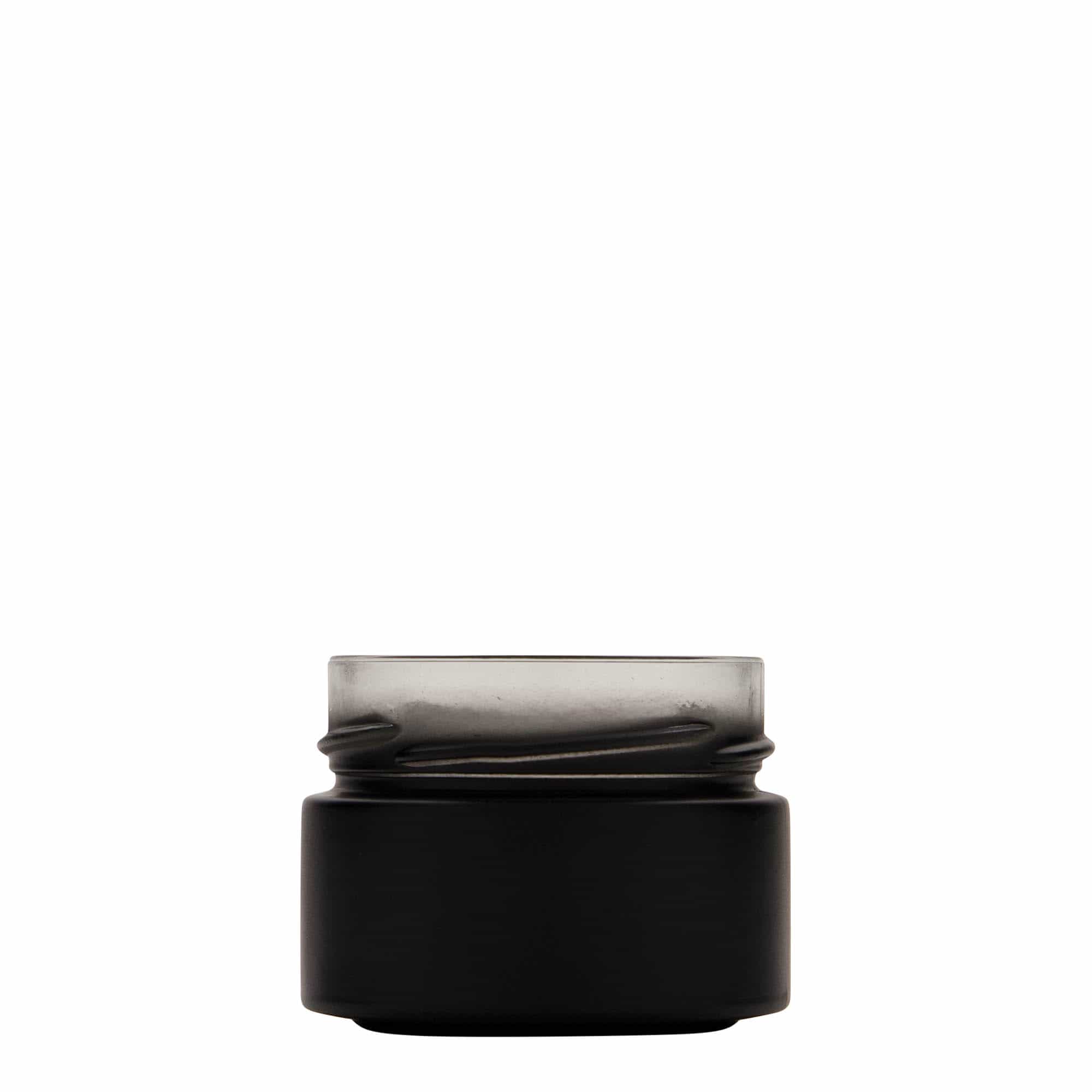 Verre rond 130 ml « Aurora », noir, ouverture : Deep-Twist-Off (DTO 66)