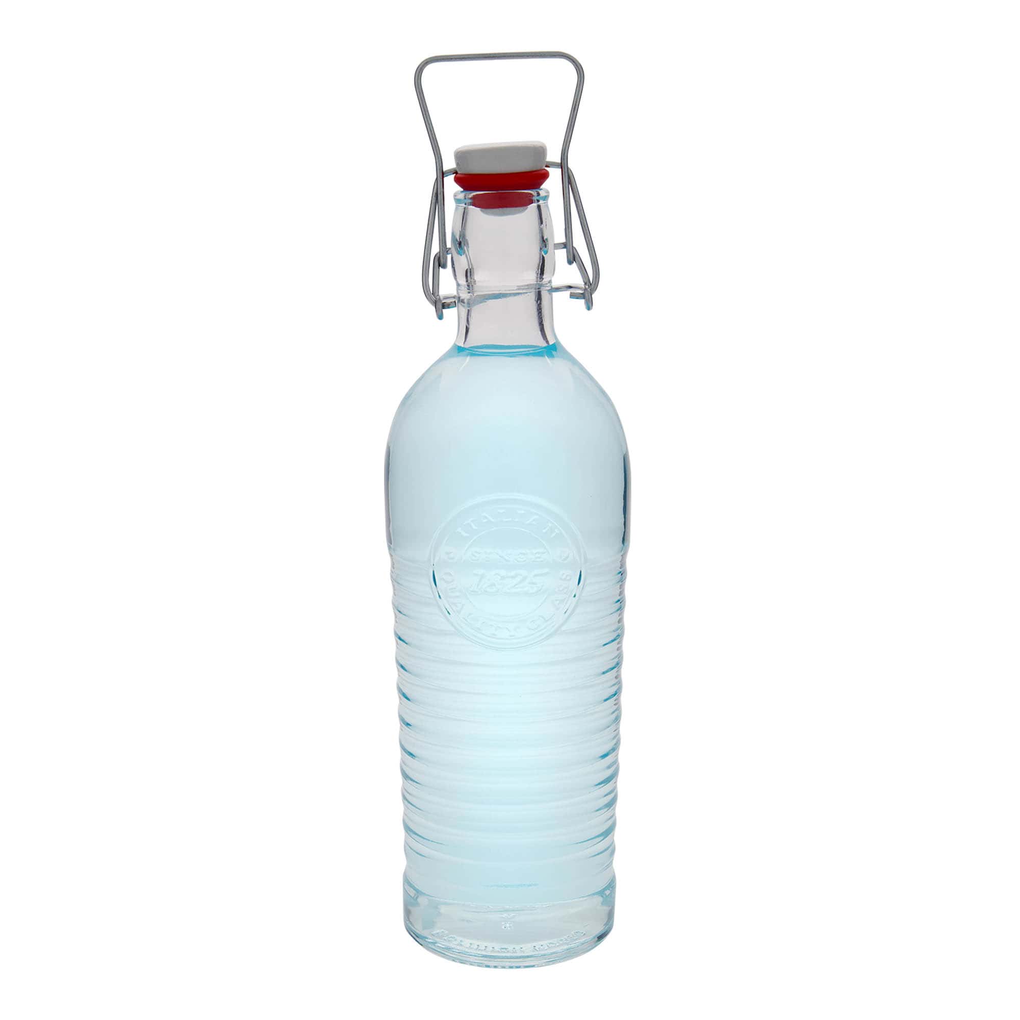 Bouteille en verre 1 200 ml 'Officina 1825', ouverture : fermeture à levier
