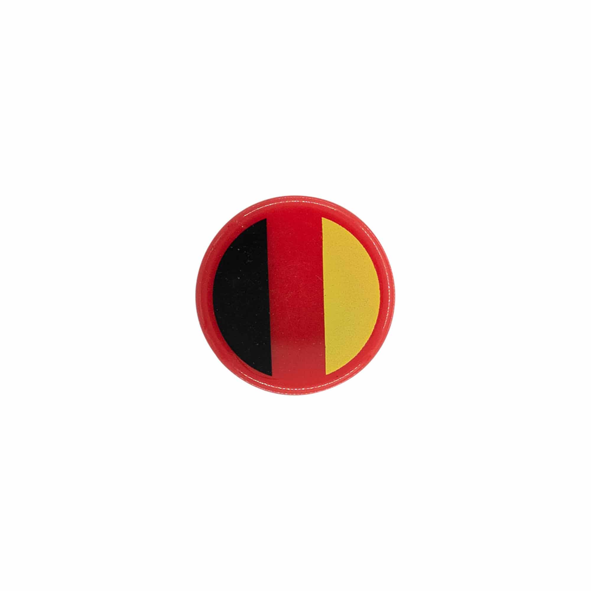 Bouchon à prise 19 mm 'Allemagne', plastique, multicolore, pour embouchure : liège