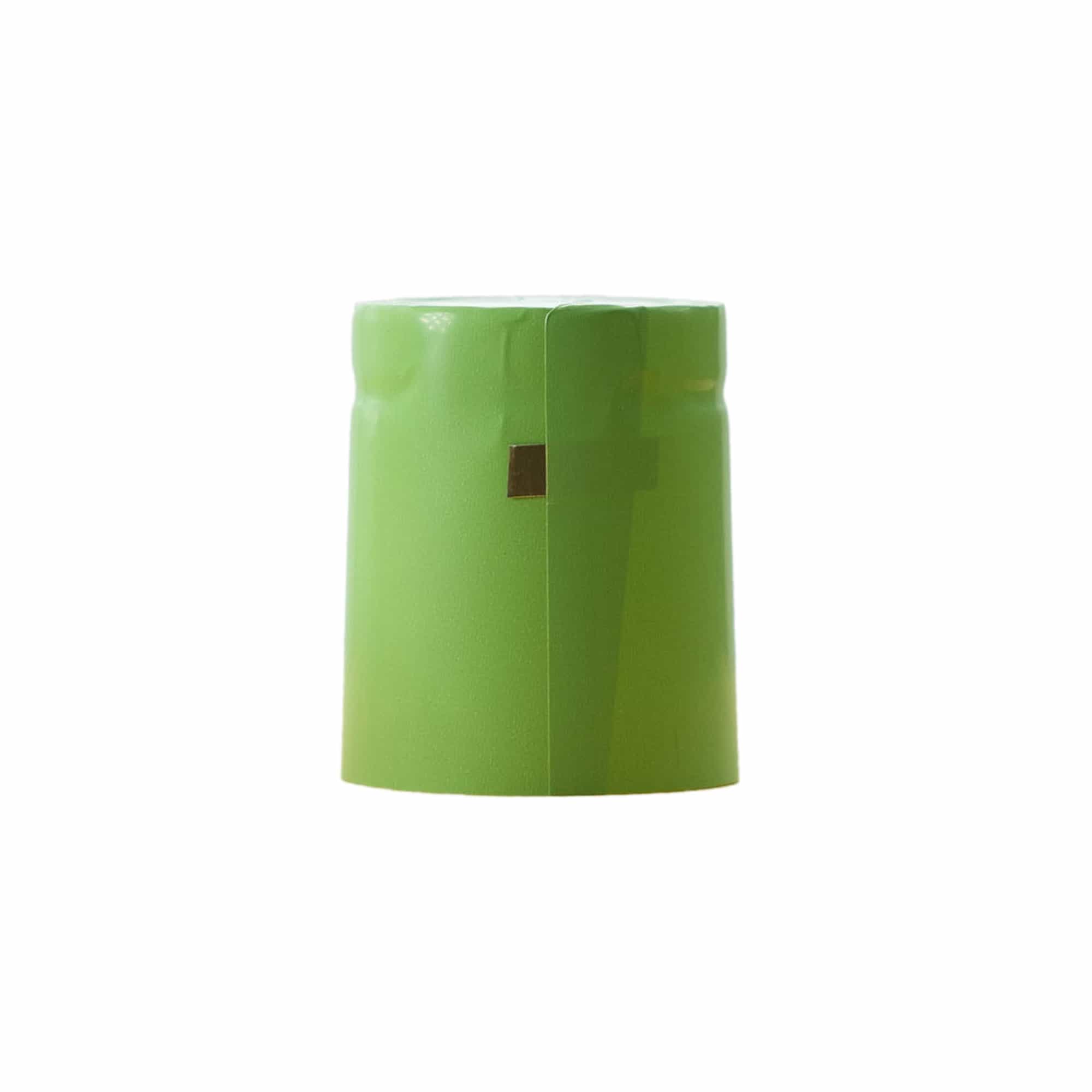 Capsule thermo-rétractable 32x41, plastique PVC, vert tilleul Capsule thermo-rétractable 32x41, plastique PVC, vert tilleul